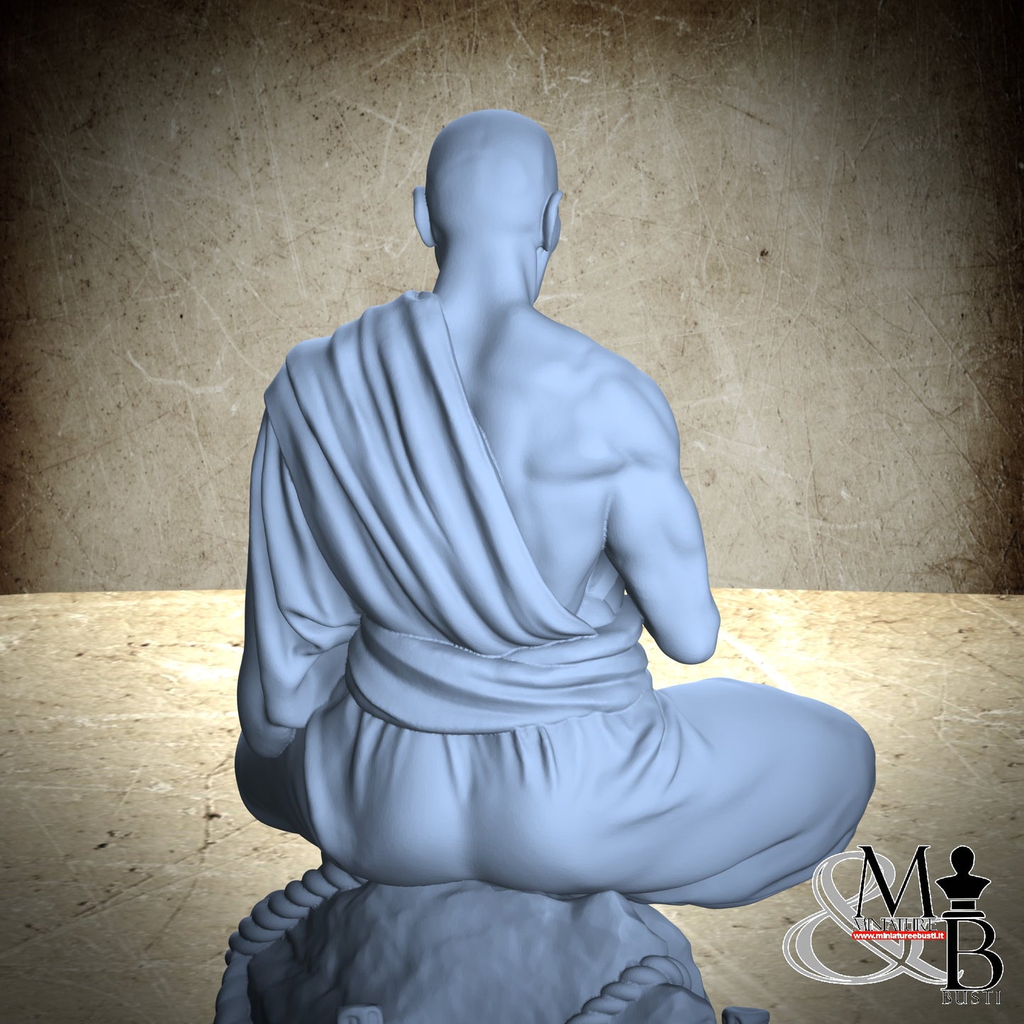 Exiled monks - Praying Monk