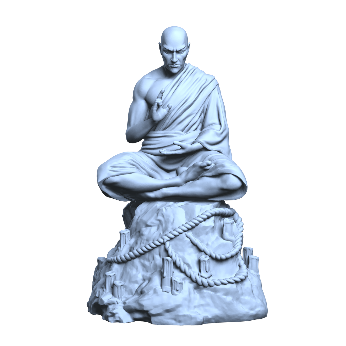 Exiled monks - Praying Monk