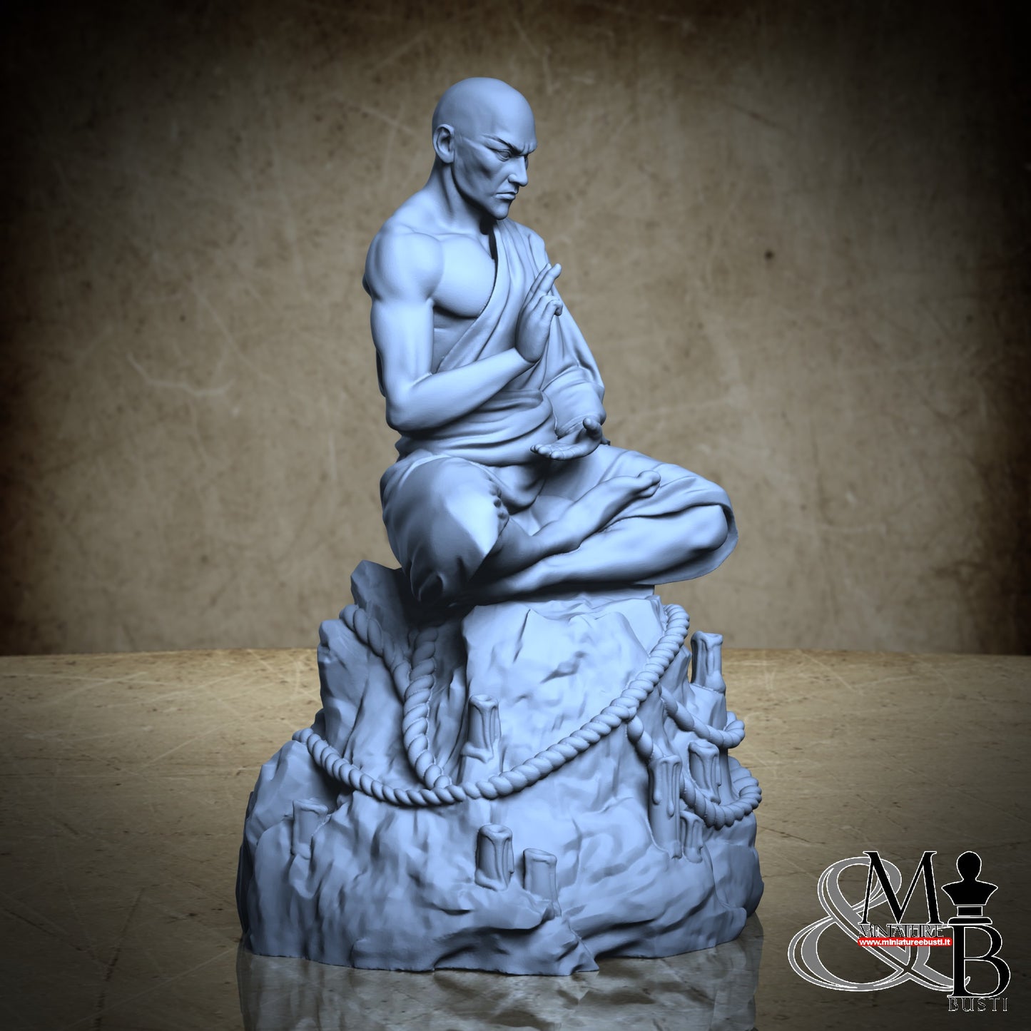 Exiled monks - Praying Monk
