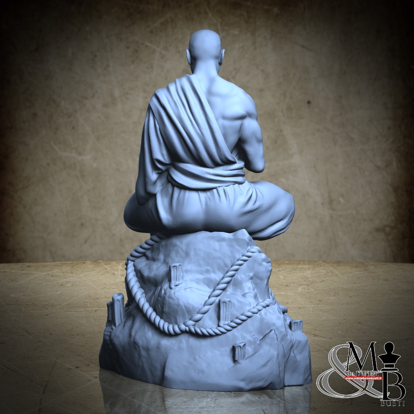 Exiled monks - Praying Monk
