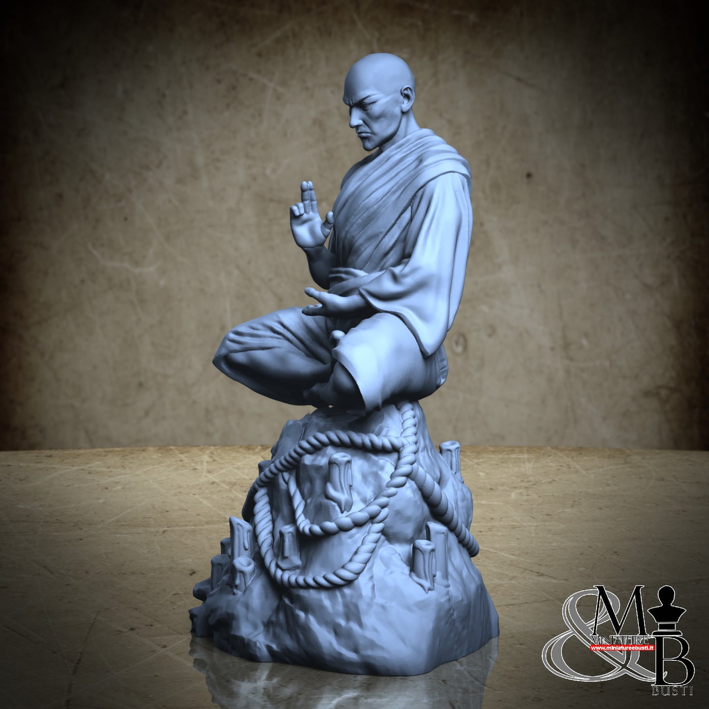 Exiled monks - Praying Monk