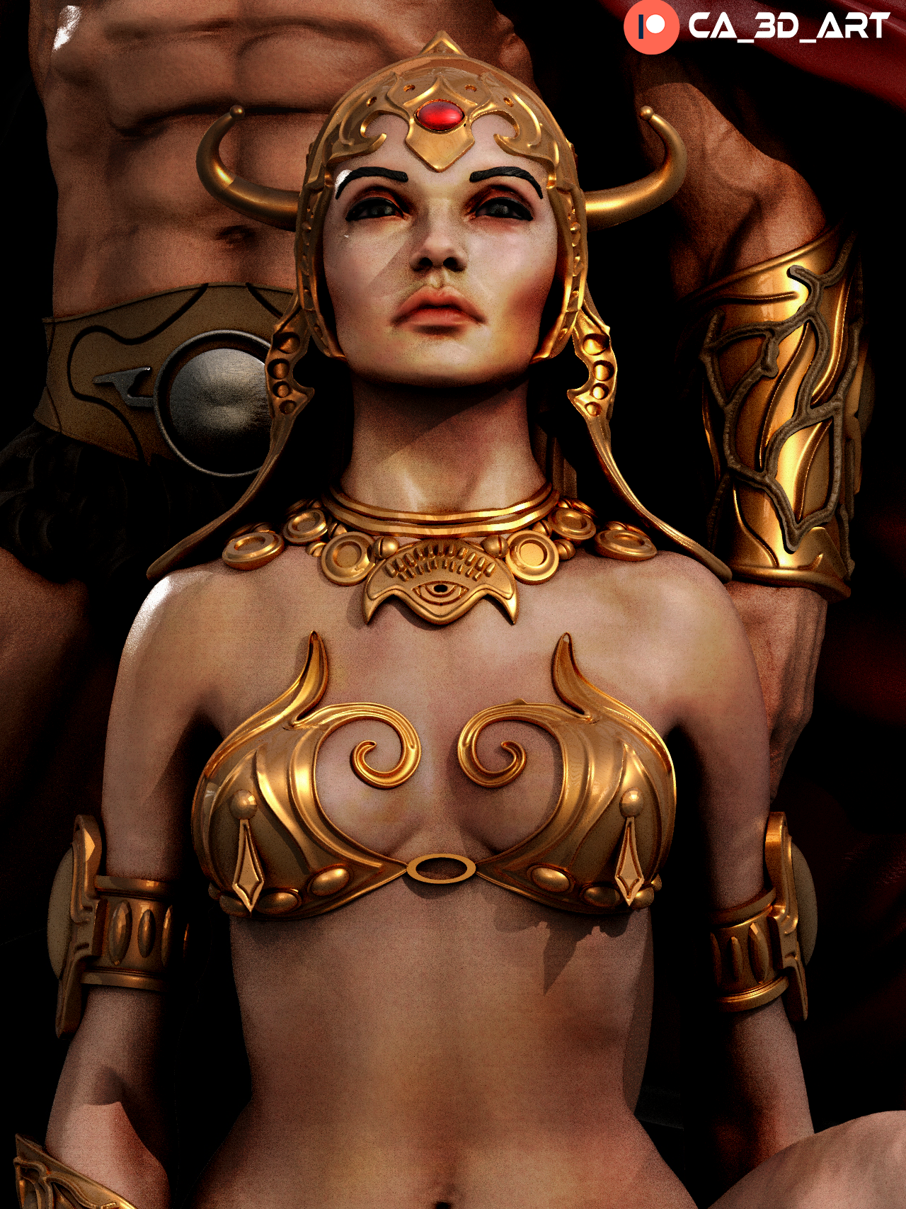 A Fighting Man of Mars - Woman