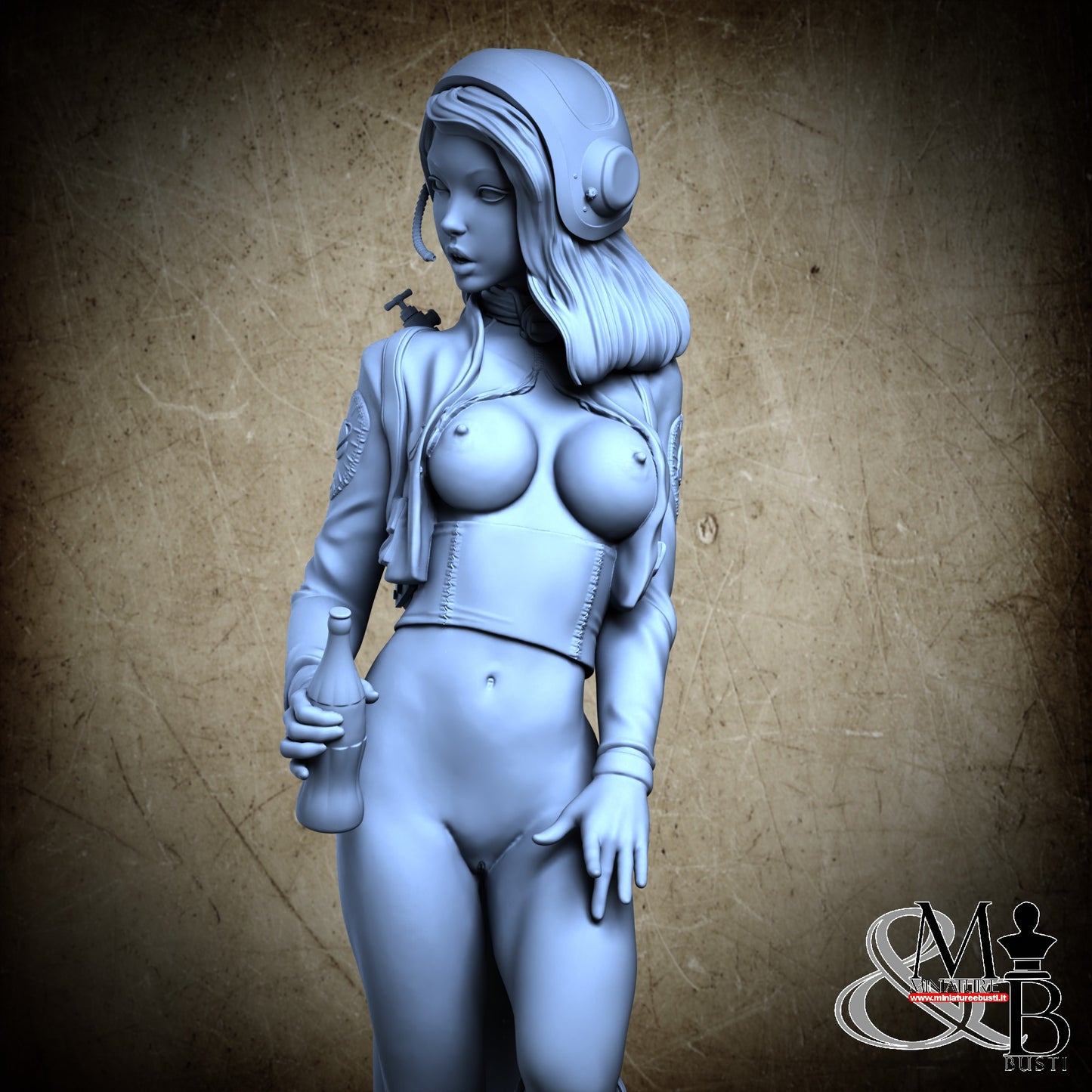 Retro Astronaut Pinup - NSFW