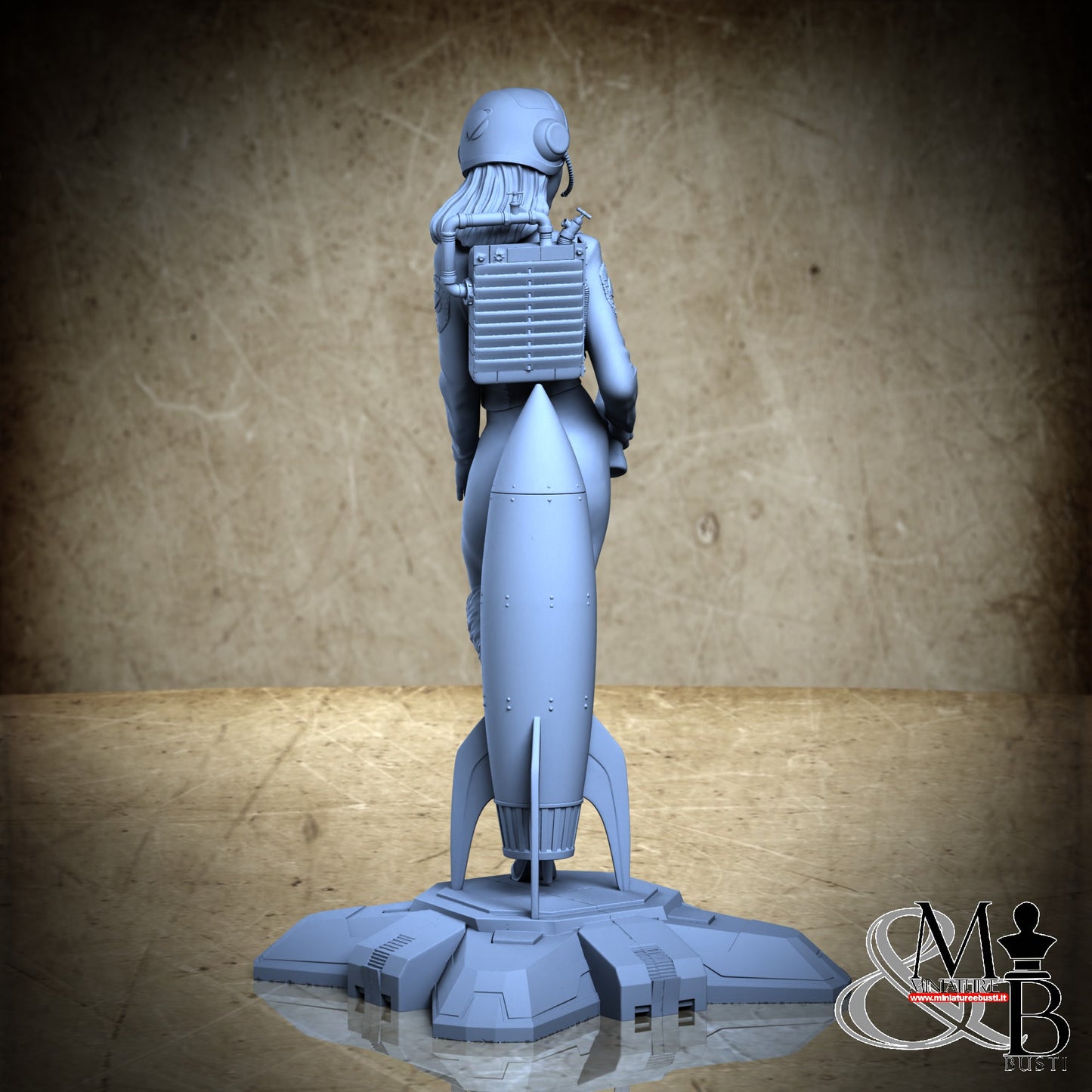 Retro Astronaut Pinup - NSFW