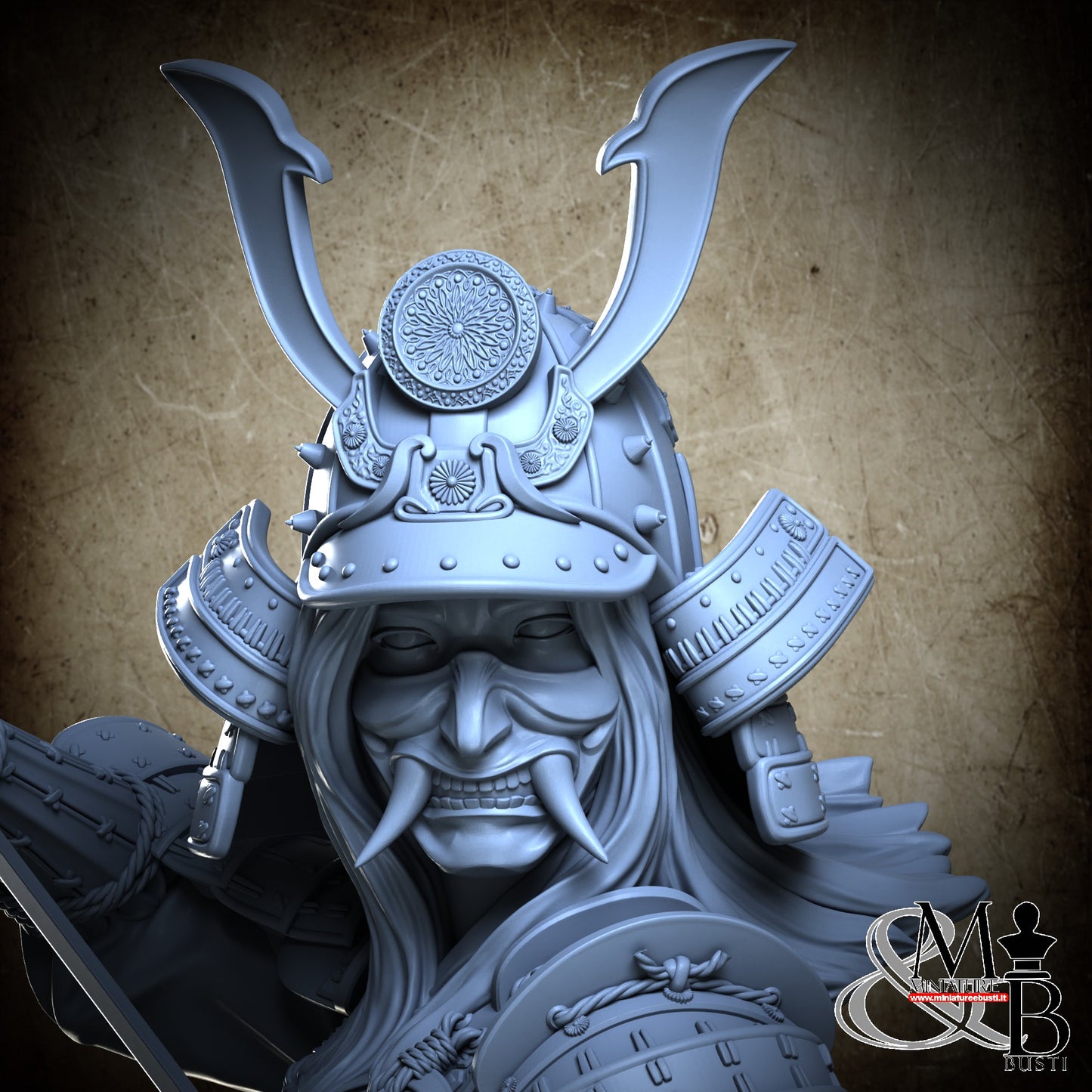 Samurai Bust - Armor