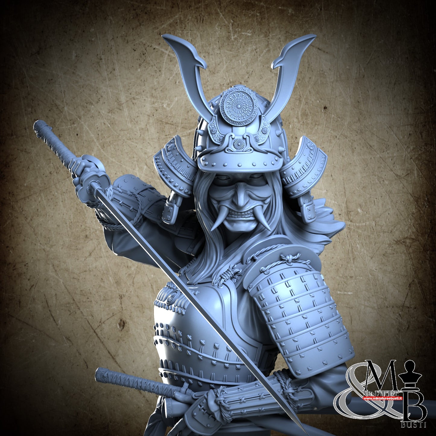 Samurai Bust - Armor