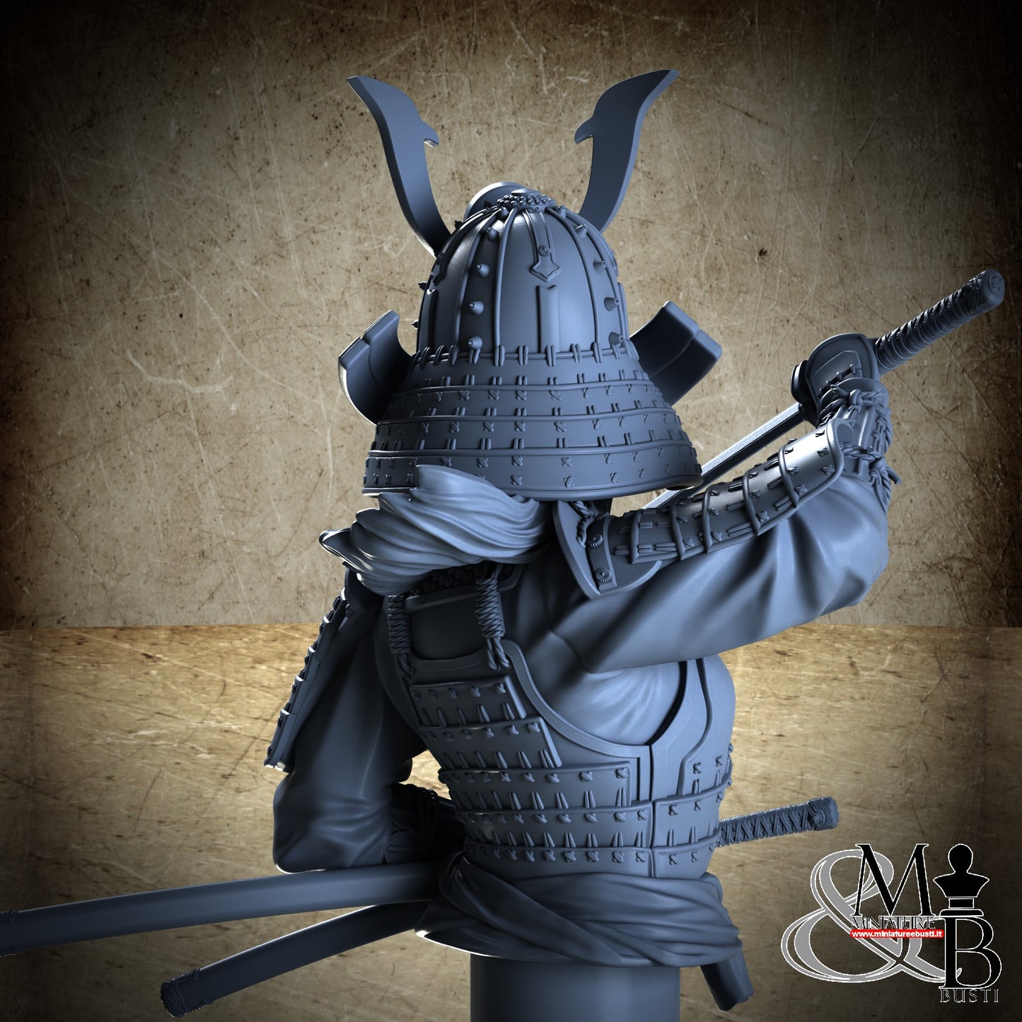 Samurai Bust - Armor