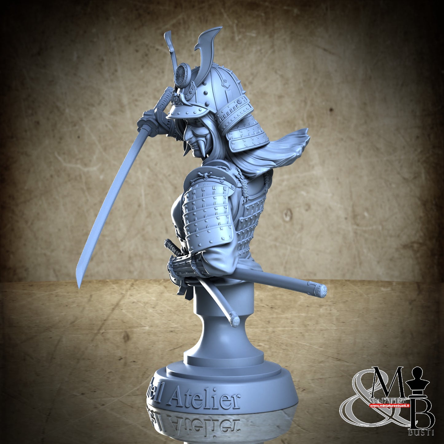 Samurai Bust - Armor