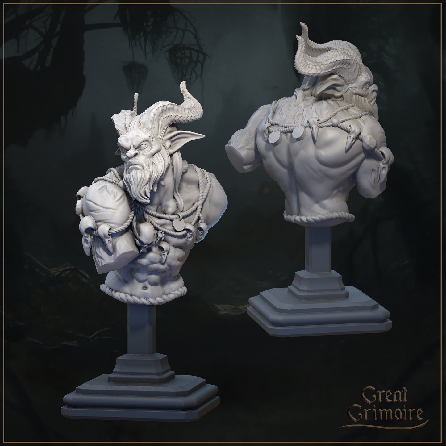 Satyr Bust
