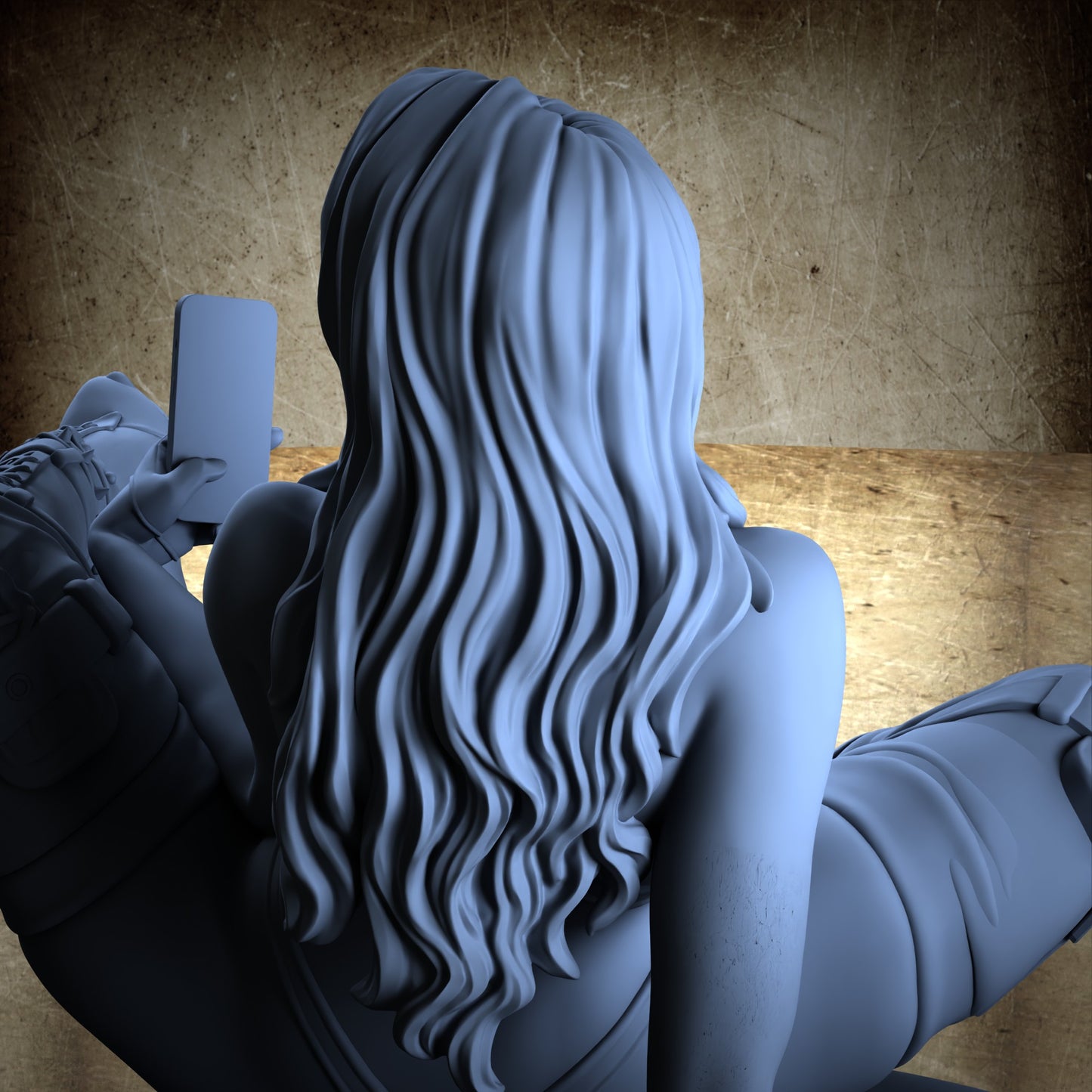 Pose 8 (Selfie) - Topless with Mask