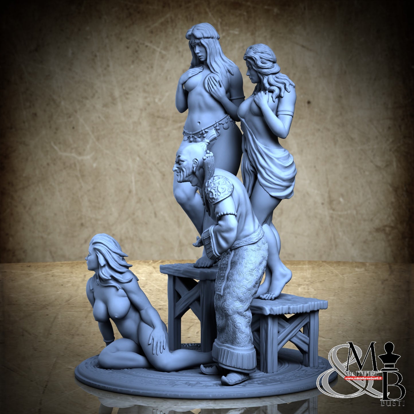 The Slavemarket - Sestertius Diorama