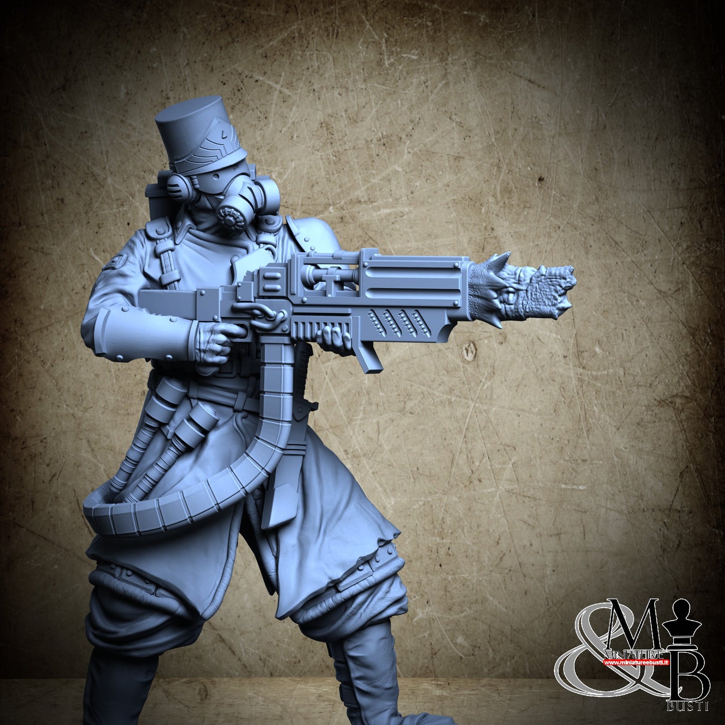 Morior Light Infantry - Plasma Shotgun Firing