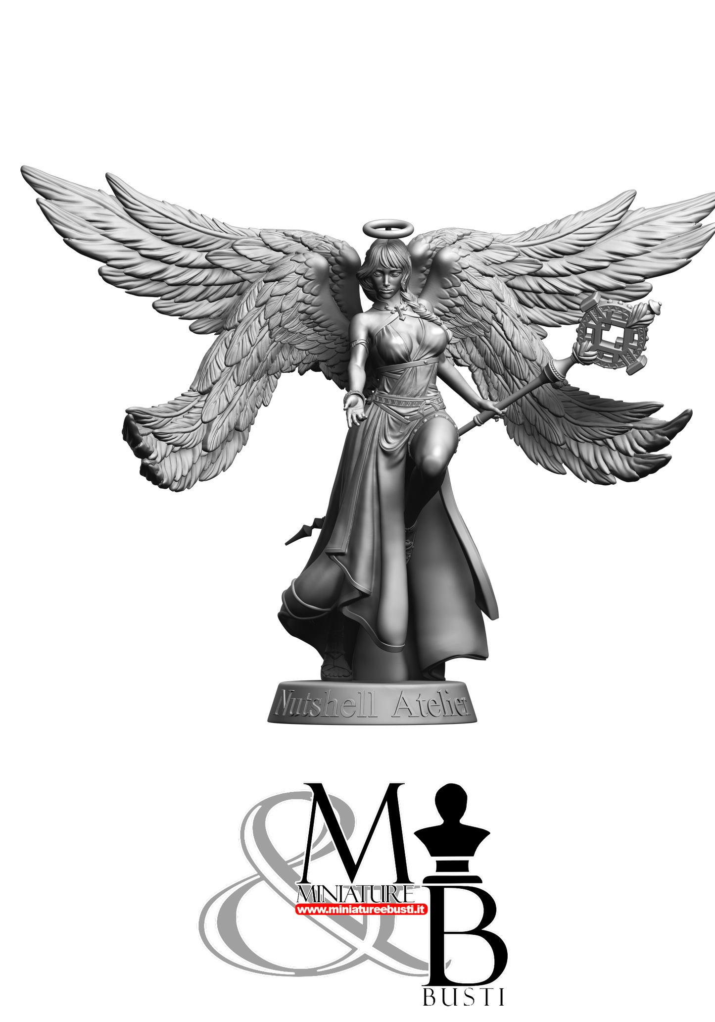 Angel - Small Chest Halo Wings