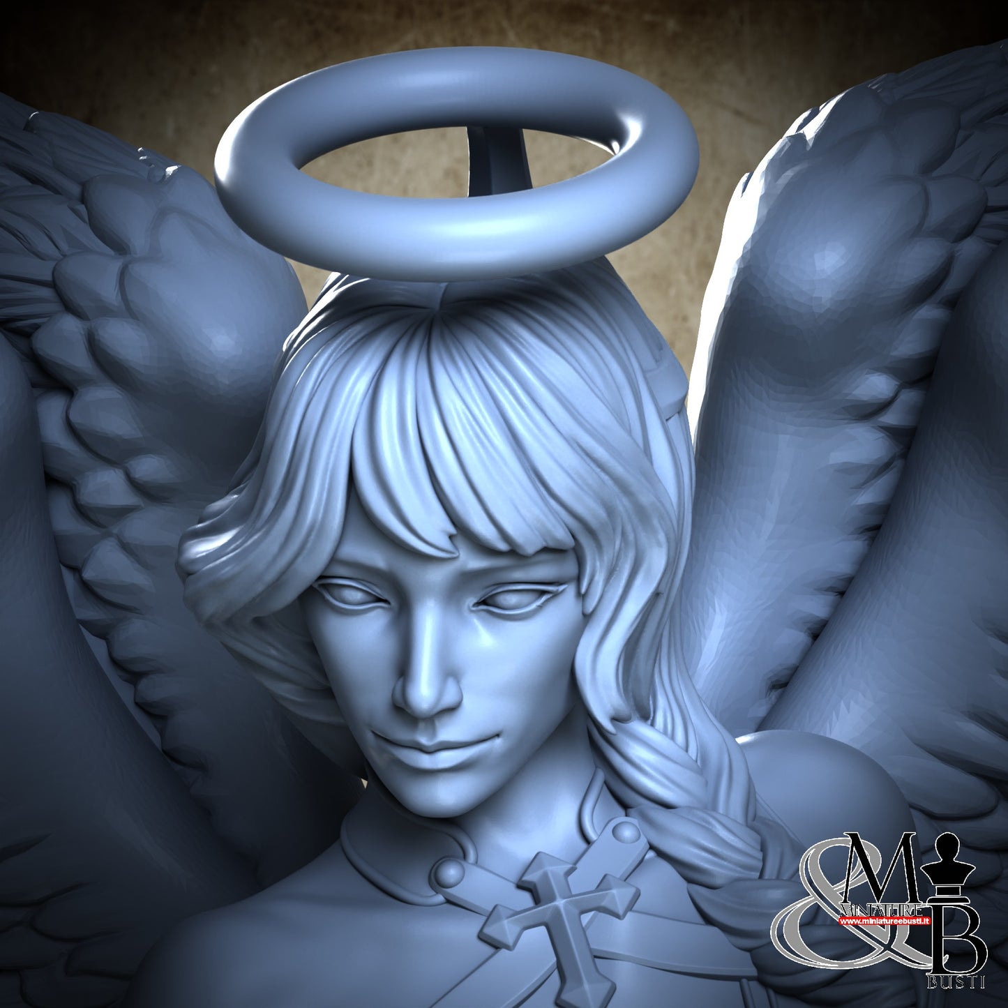 Angel - Small Chest Halo Wings