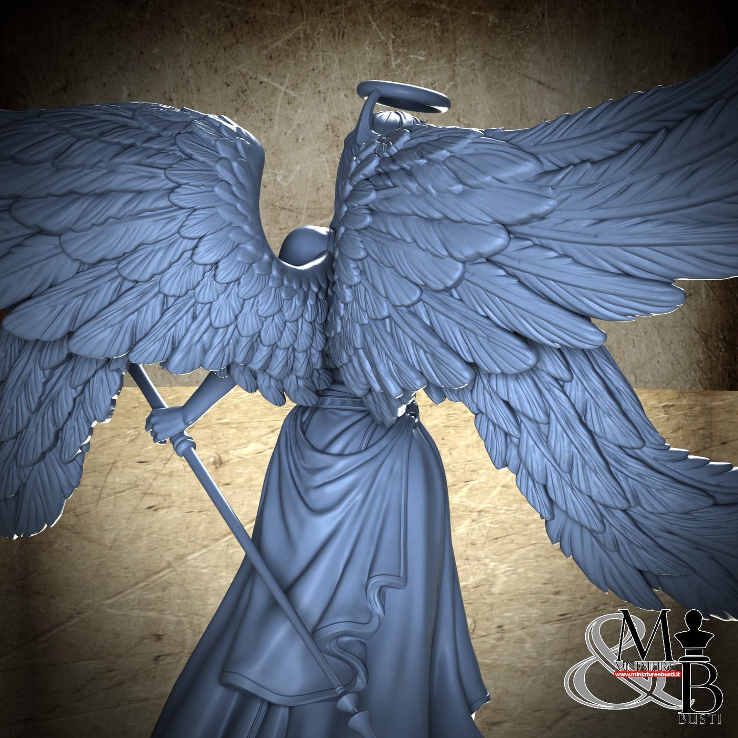Angel - Small Chest Halo Wings