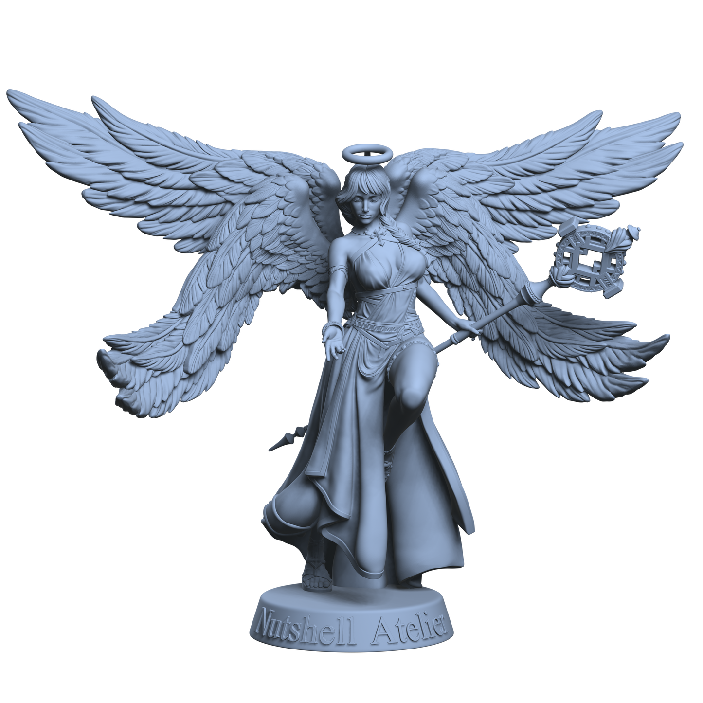 Angel - Small Chest Halo Wings