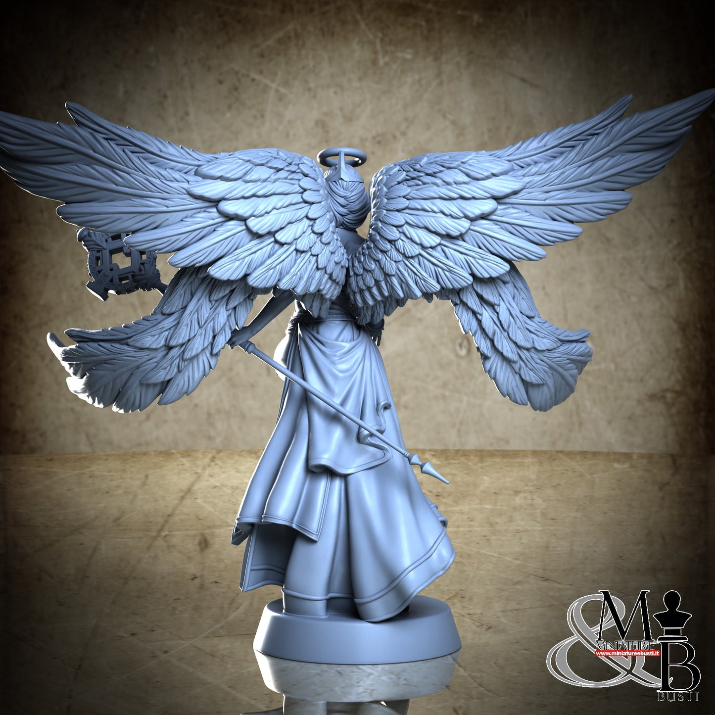 Angel - Small Chest Halo Wings