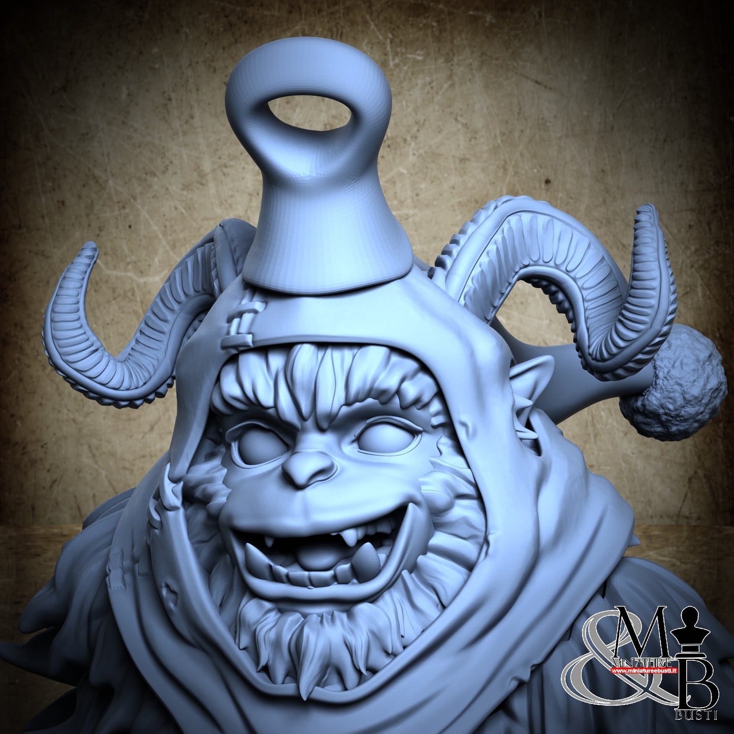 Yeti Snezhinka - Head with Ring