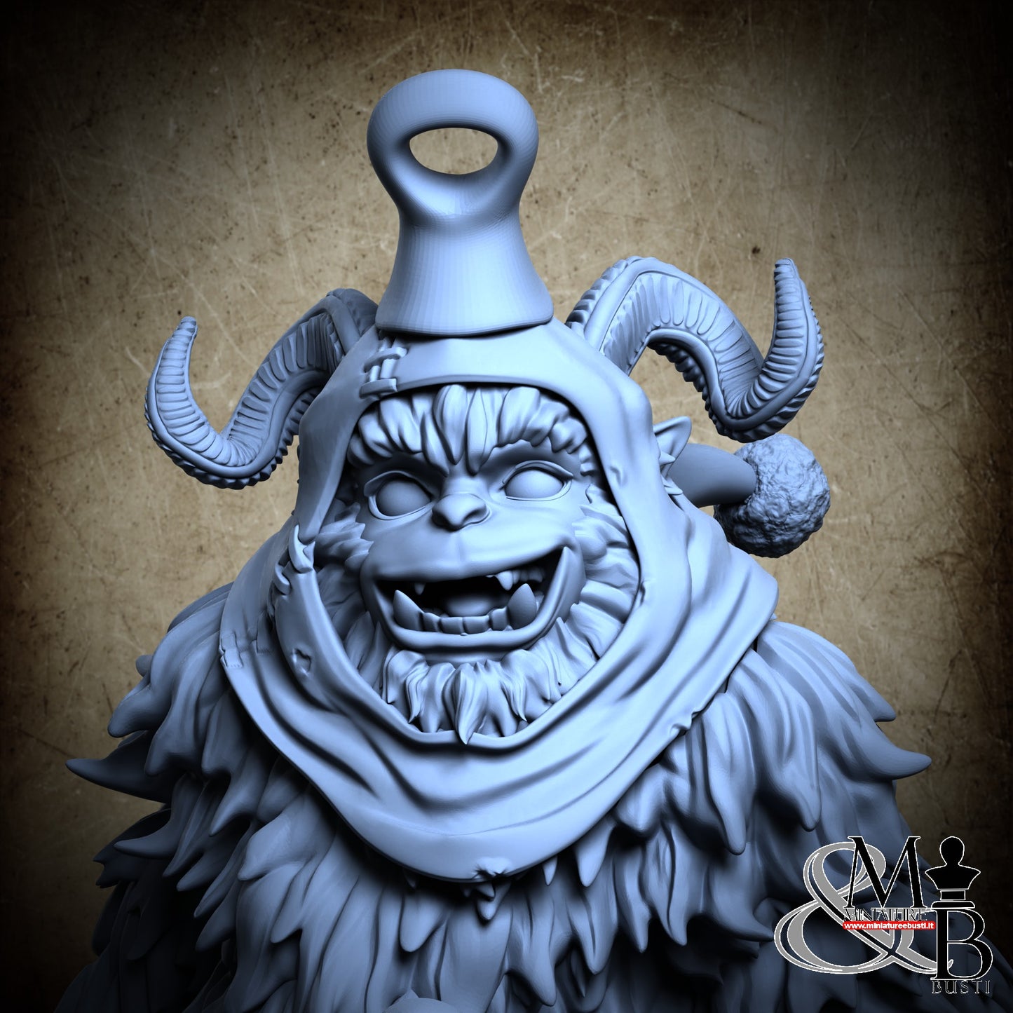 Yeti Snezhinka - Head with Ring