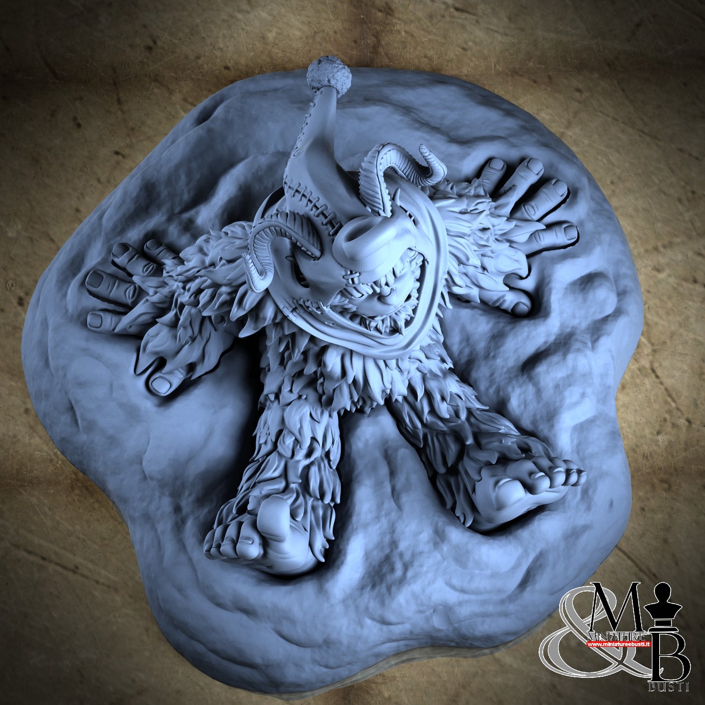 Yeti Snezhinka - Head with Ring