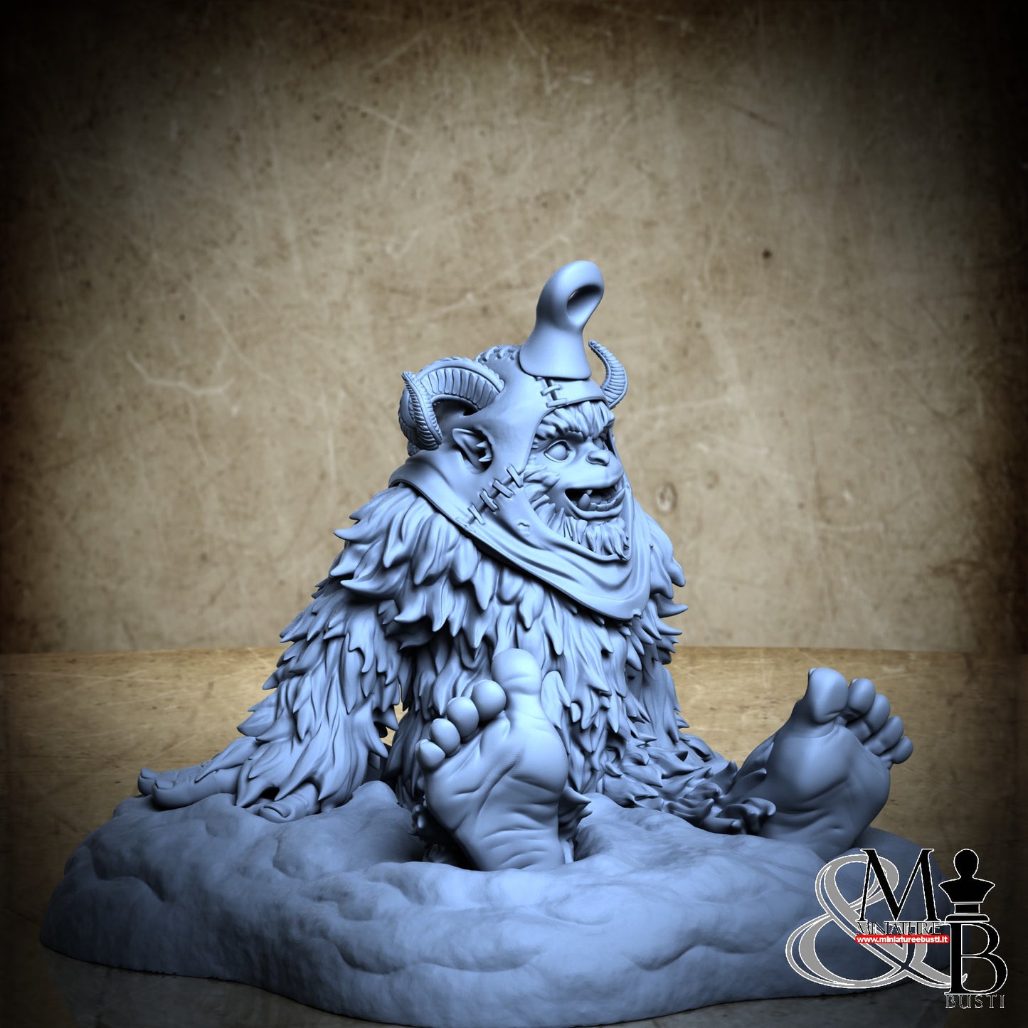 Yeti Snezhinka - Head with Ring