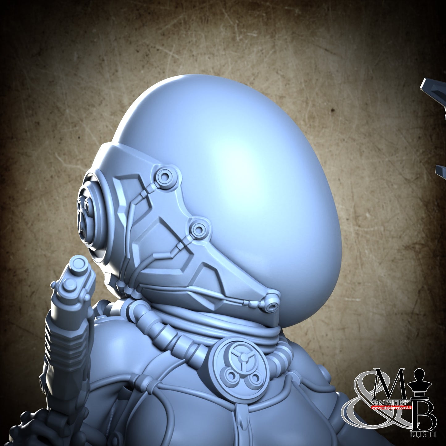 Space Girl Diorama - Helm