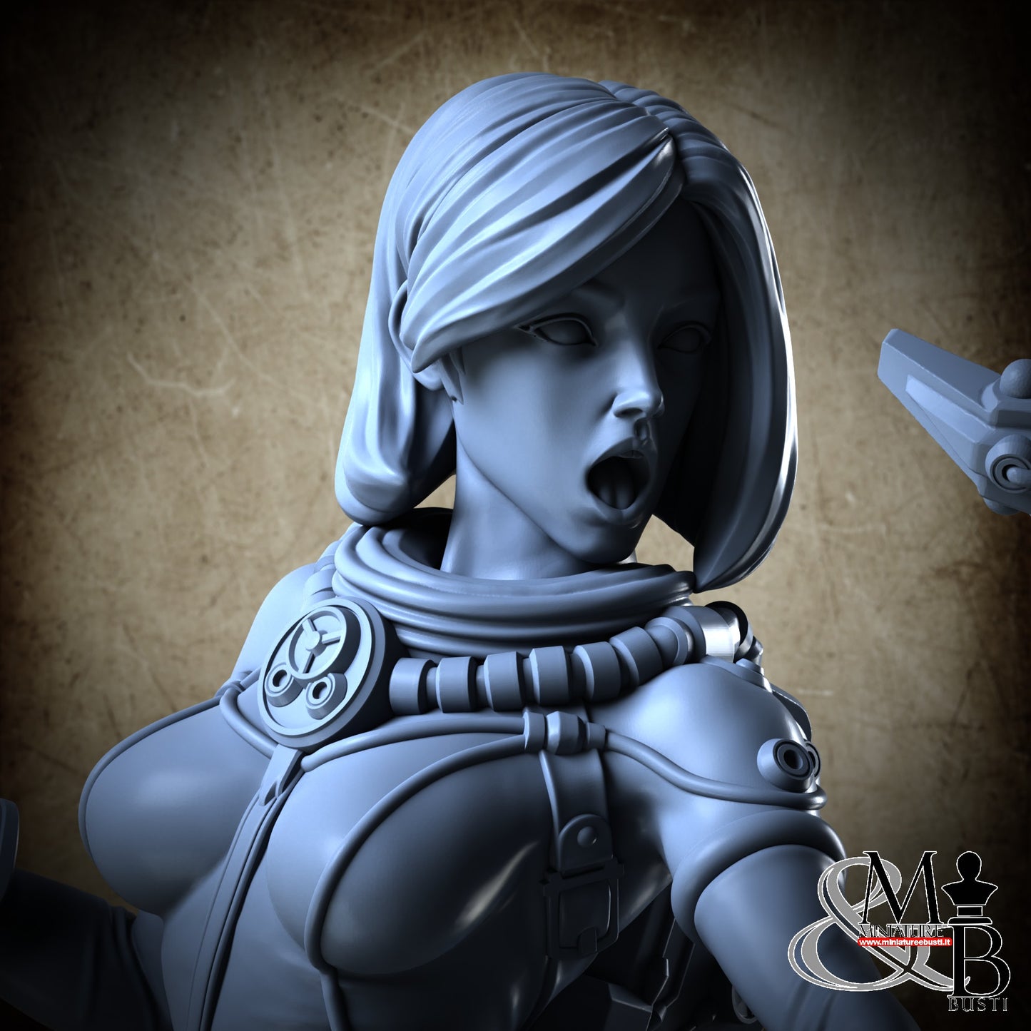 Space Girl Diorama - No Helm