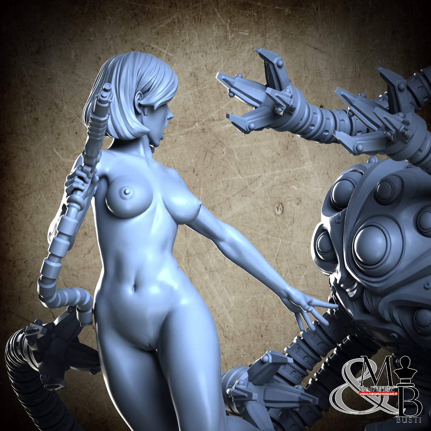 Space Girl Diorama - NSFW Naked