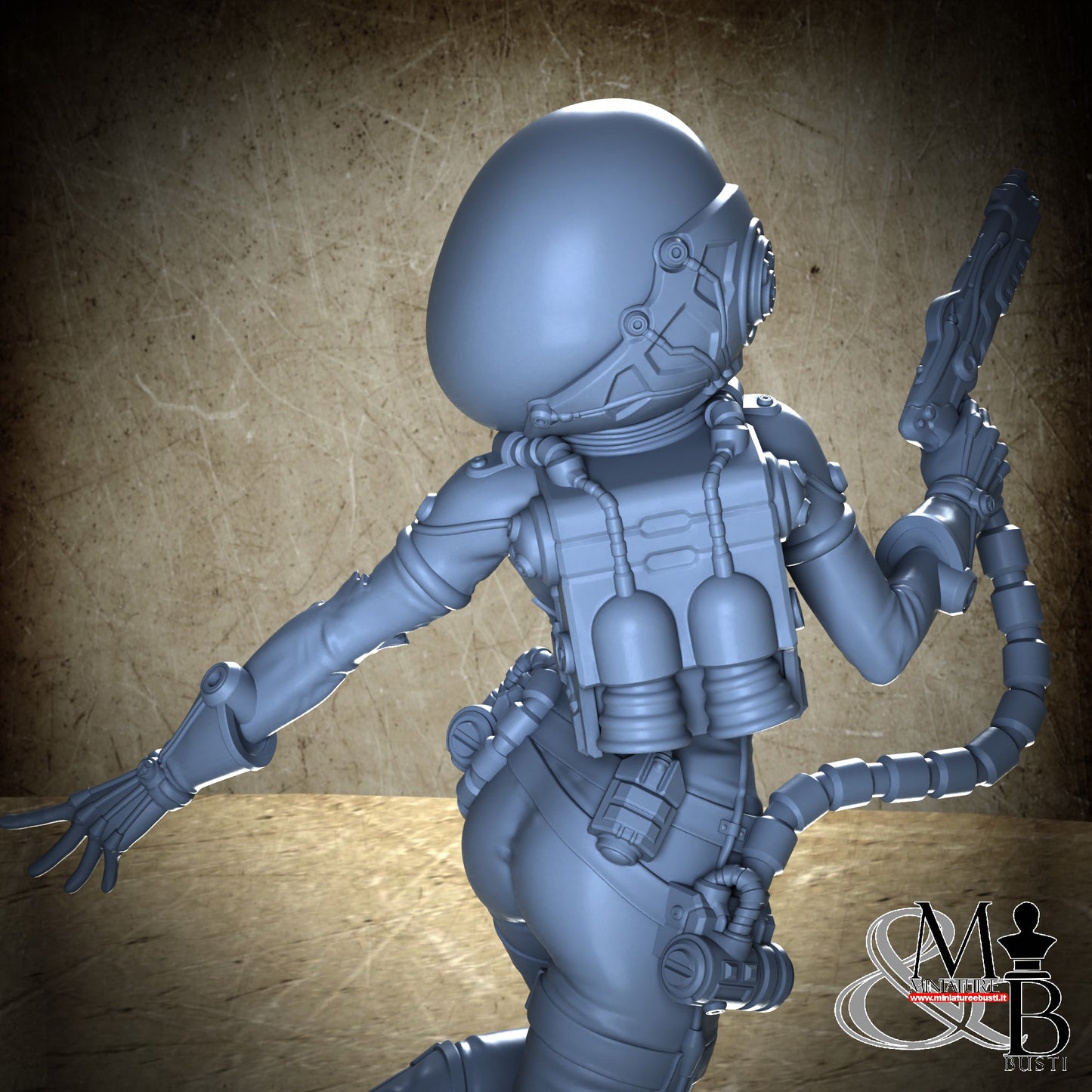 Space Girl - Torn Helm