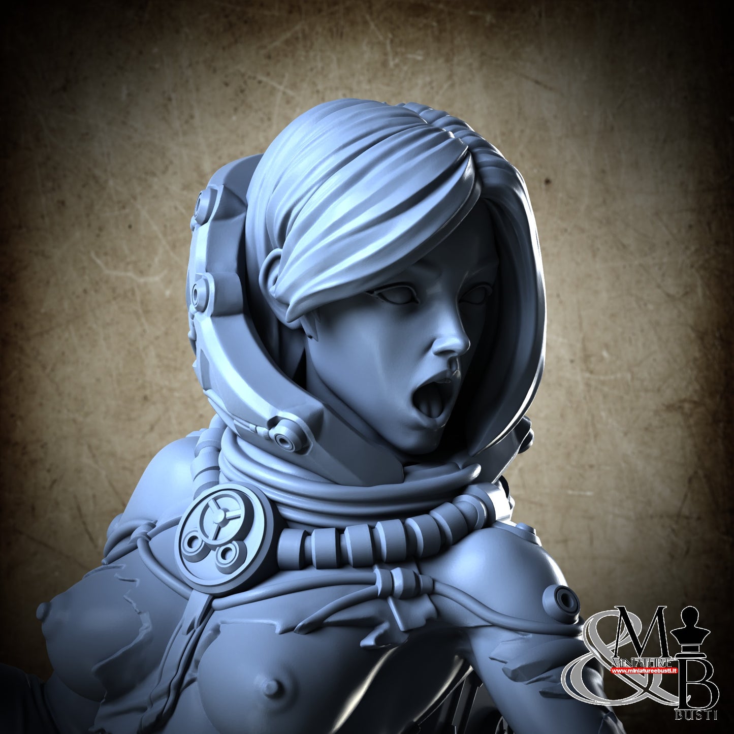 Space Girl - Torn Open Helm