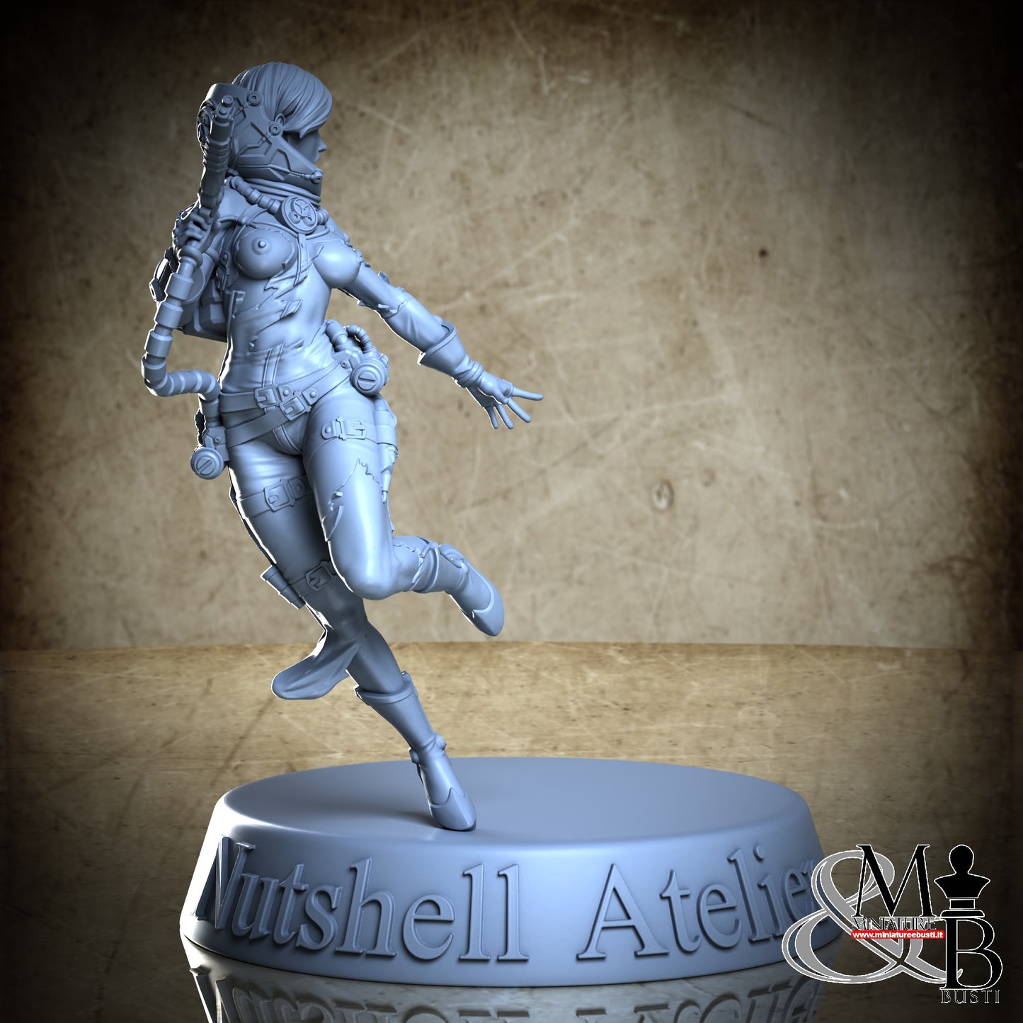 Space Girl - Torn Open Helm