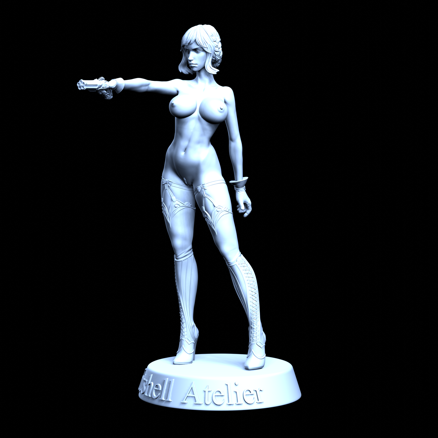 Steampunk Girl - Nuda coppa B