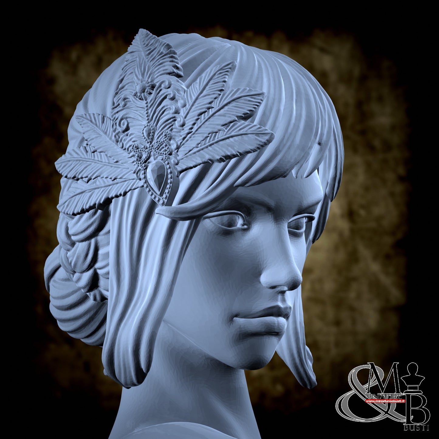Steampunk Girl - Nuda coppa N e spilla