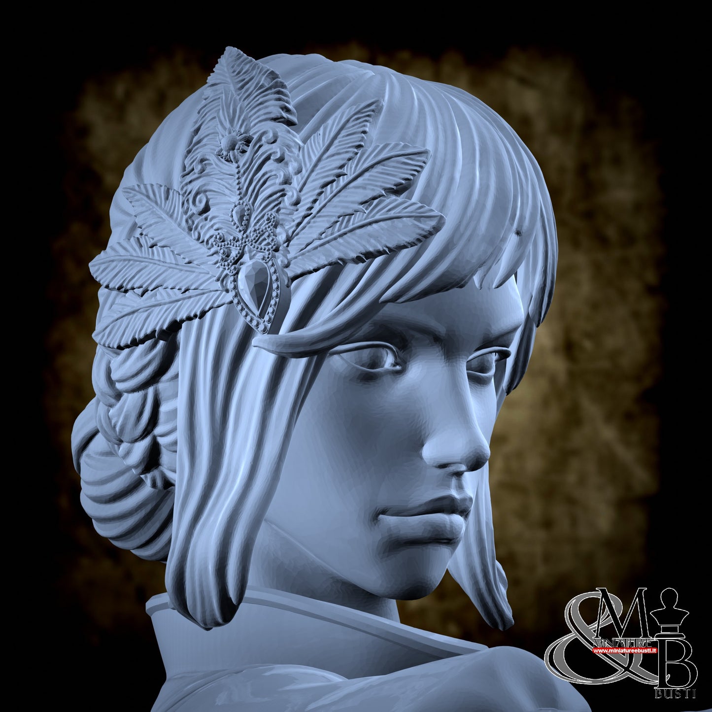 Steampunk Girl - Topless coppa B e spilla