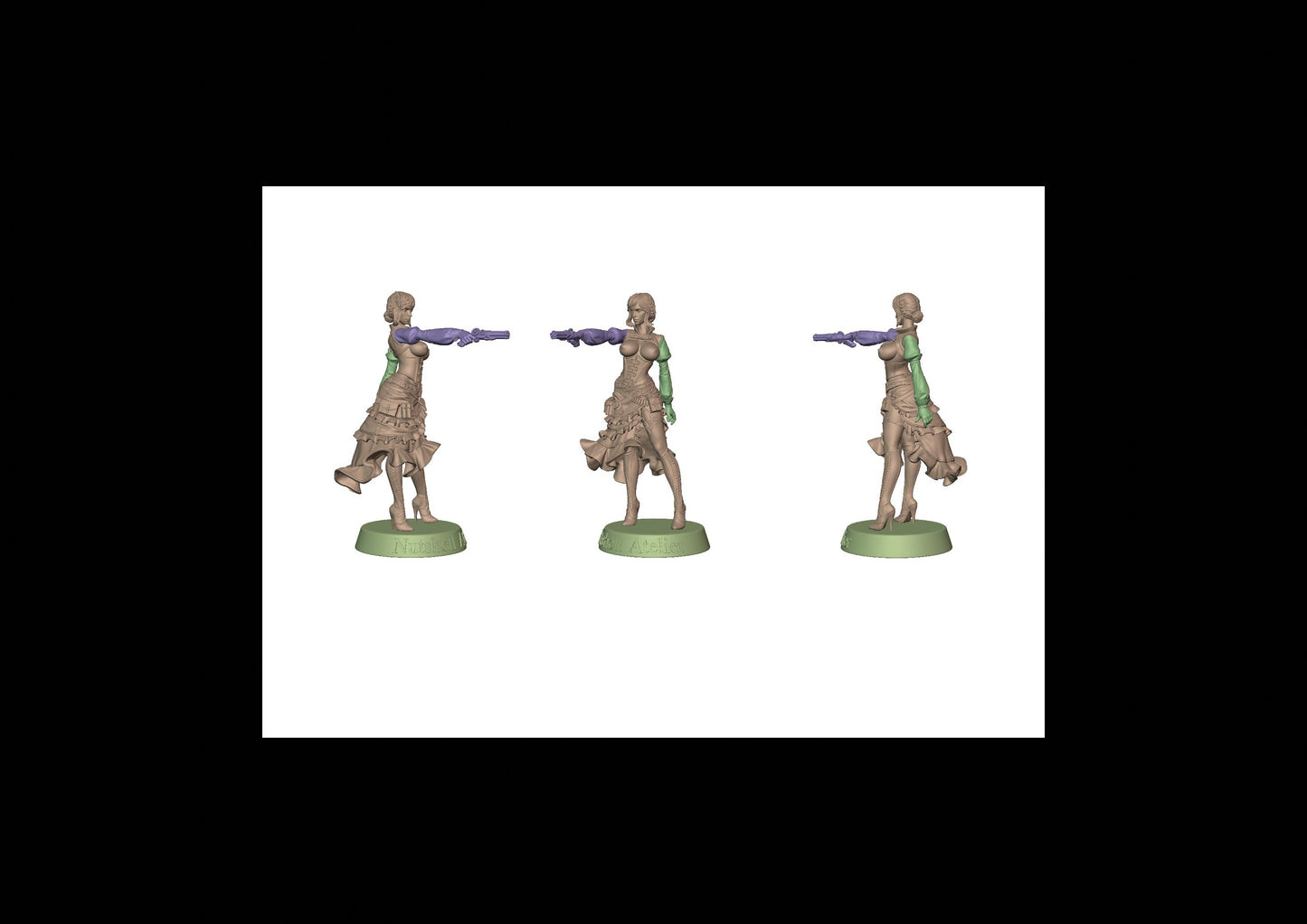 Steampunk Girl - Topless coppa B e spilla