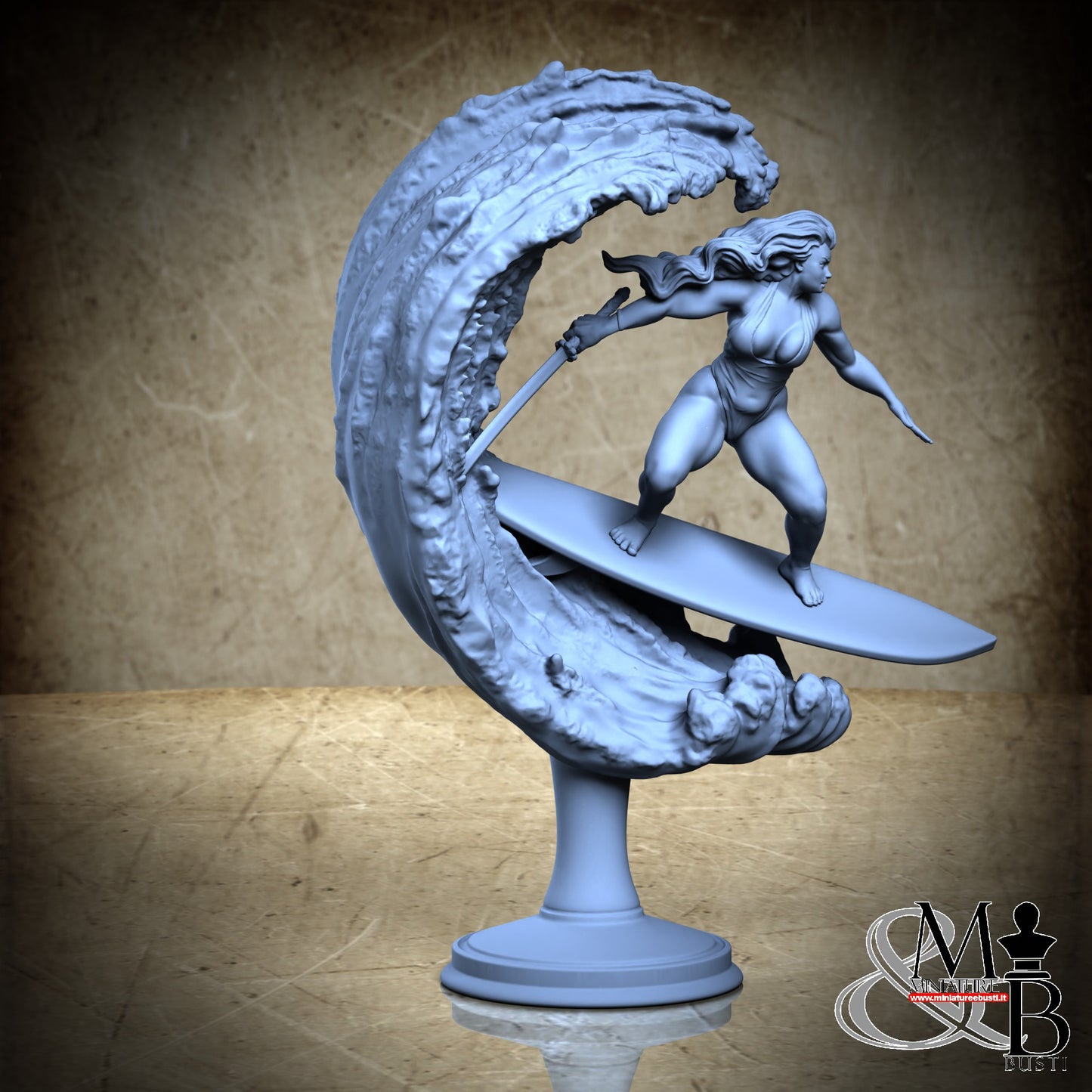 Surfer on waves - SFW Sword