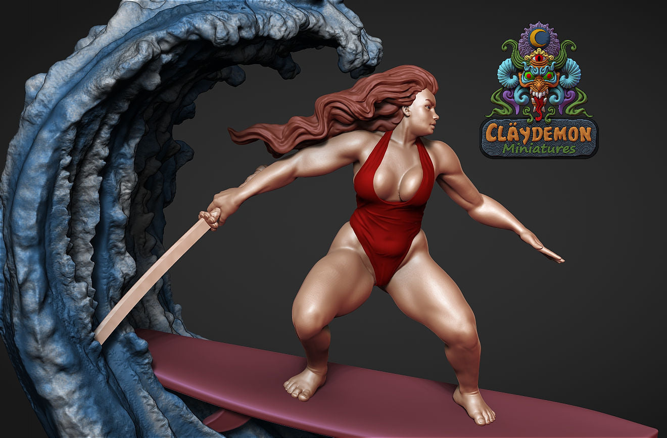 Surfer on waves - SFW Sword