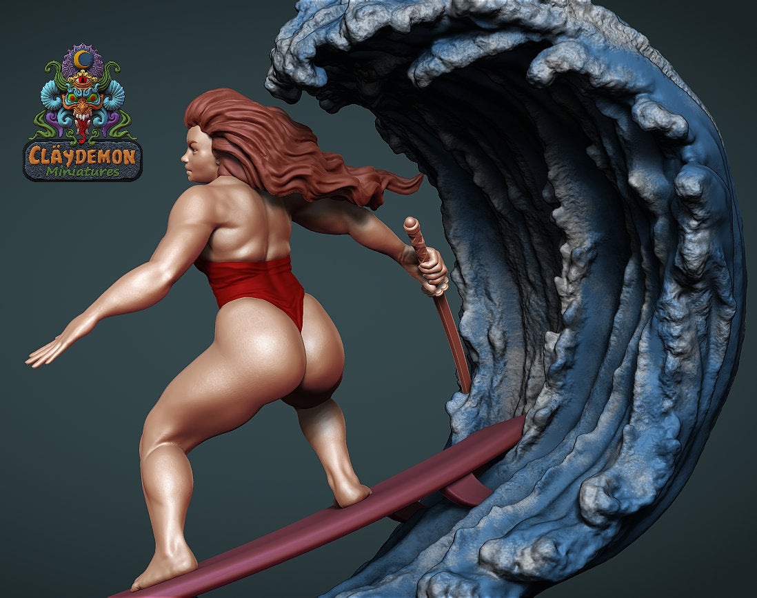 Surfer on waves - SFW Sword