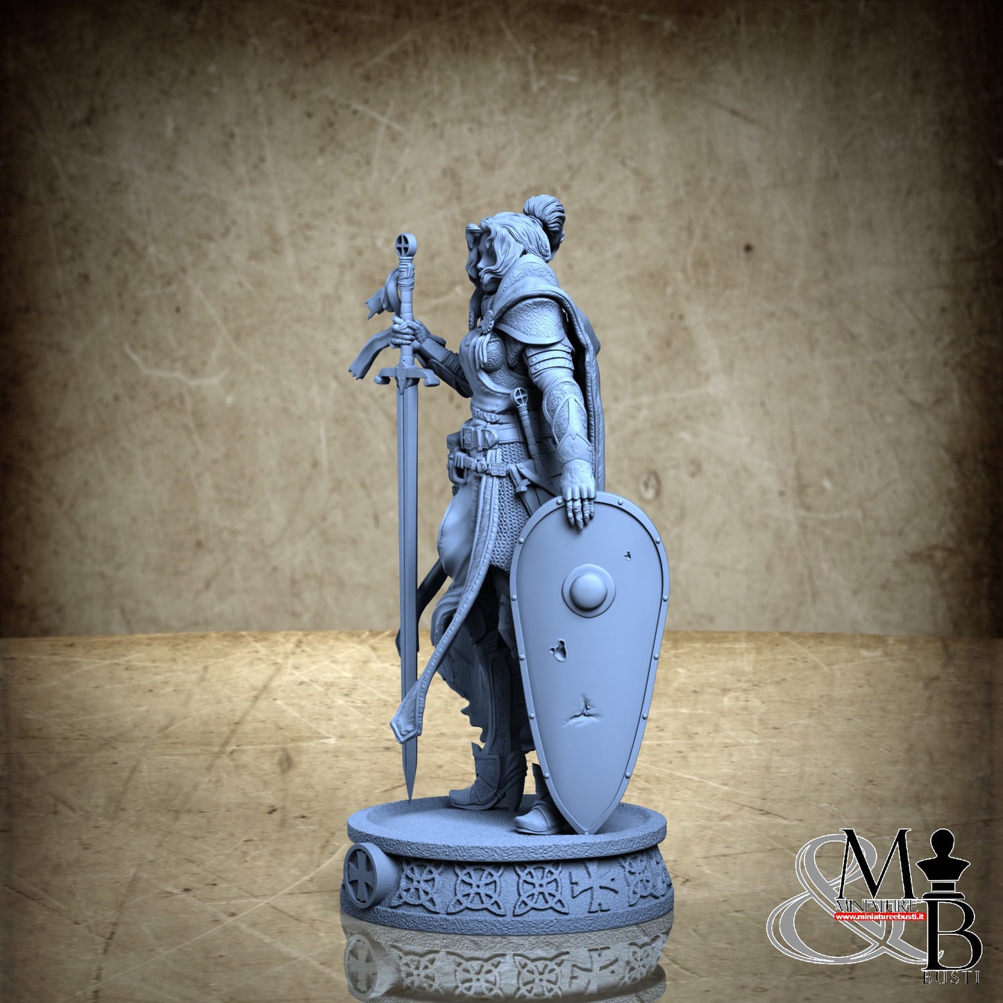 Templar Girl - Simple Base