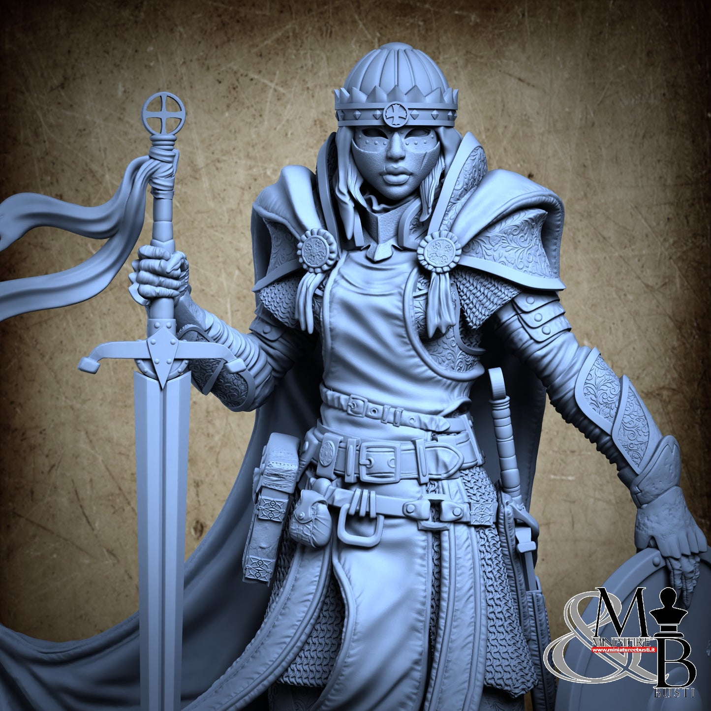 Templar Girl - Simple Base with elm