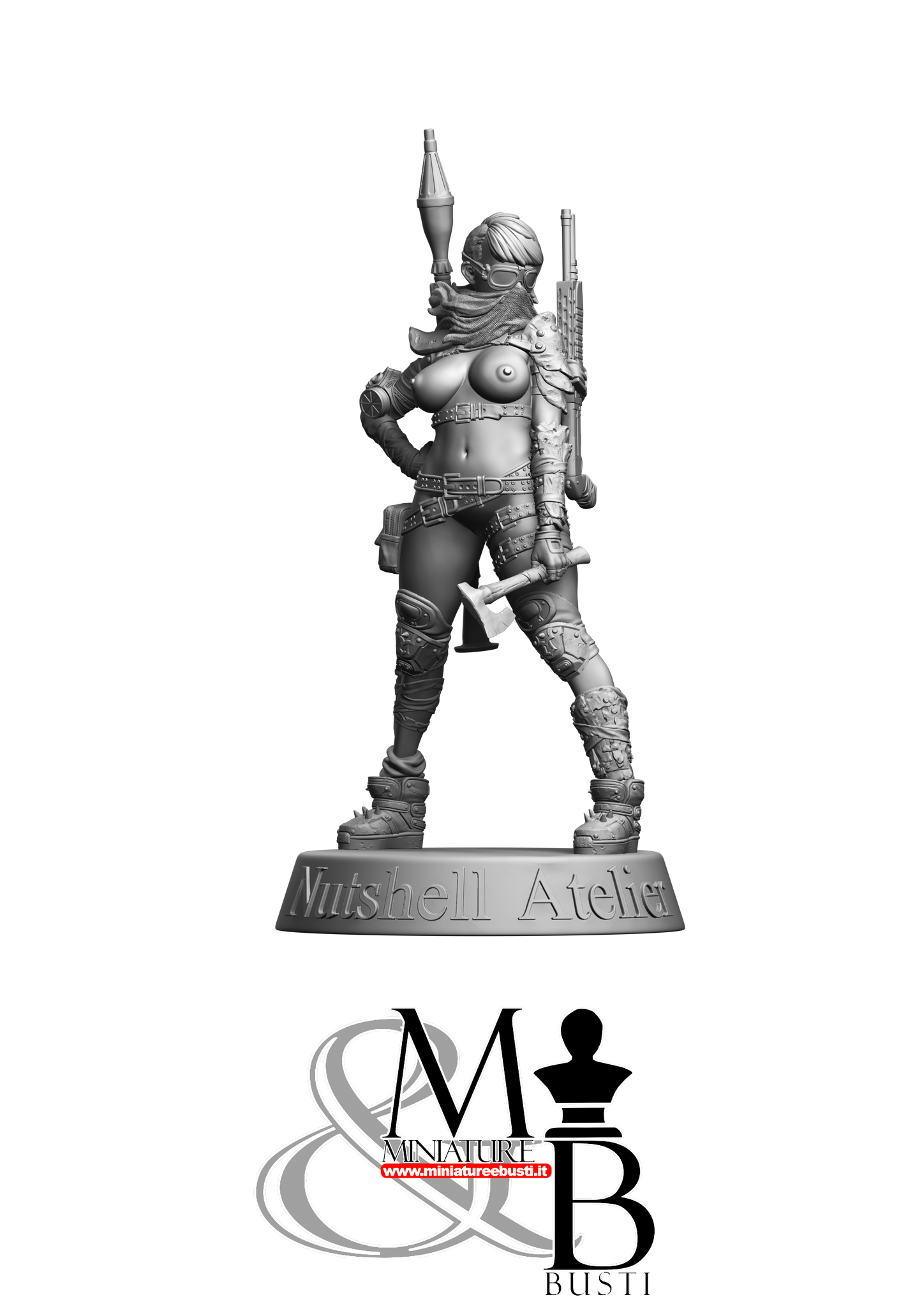 Thick Post Apocalypse Girl Full Covered - Nude