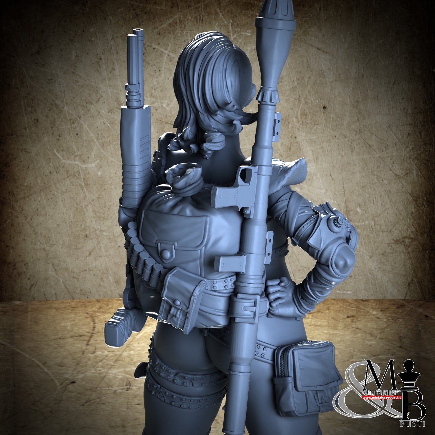 Thick Post Apocalypse Girl Bare Face - Nude