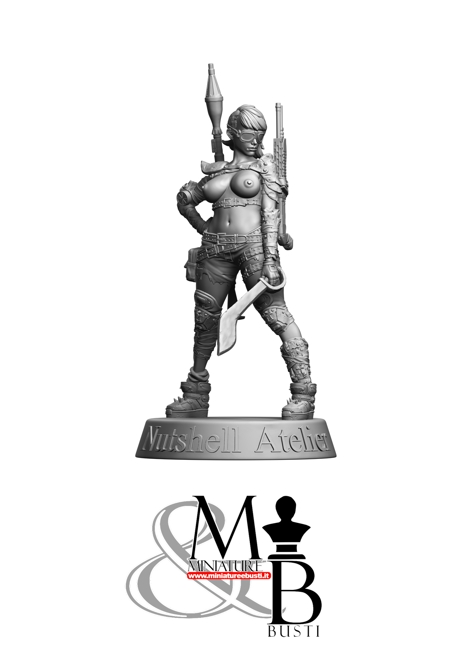 Thick Post Apocalypse Girl Goggle - Topless