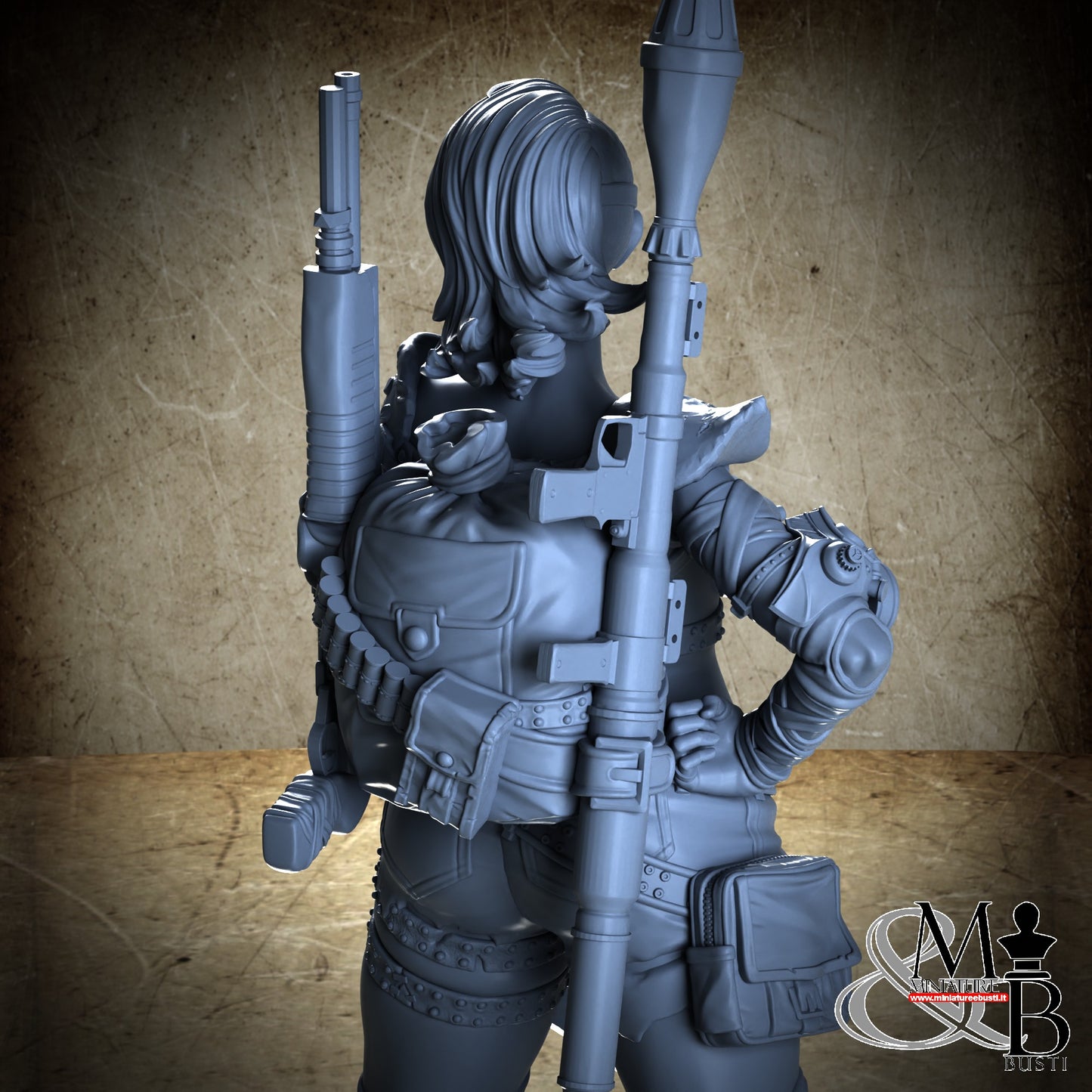 Thick Post Apocalypse Girl Goggle - Topless