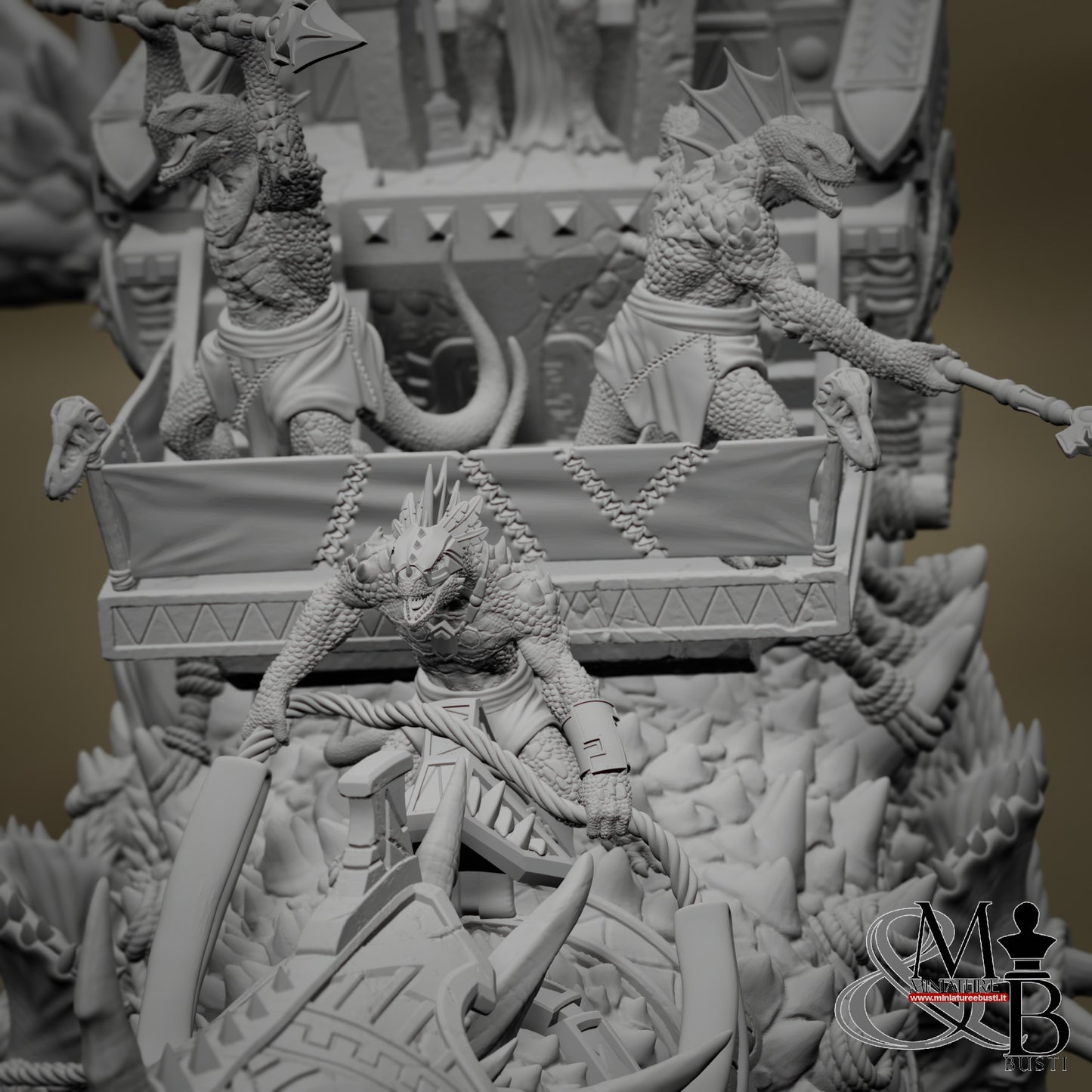 Titanoceratus Combat Team - With Knights