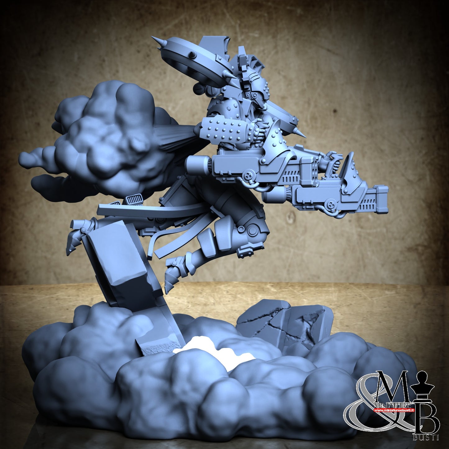 Arderite Valkyries - Cannon Diorama Base