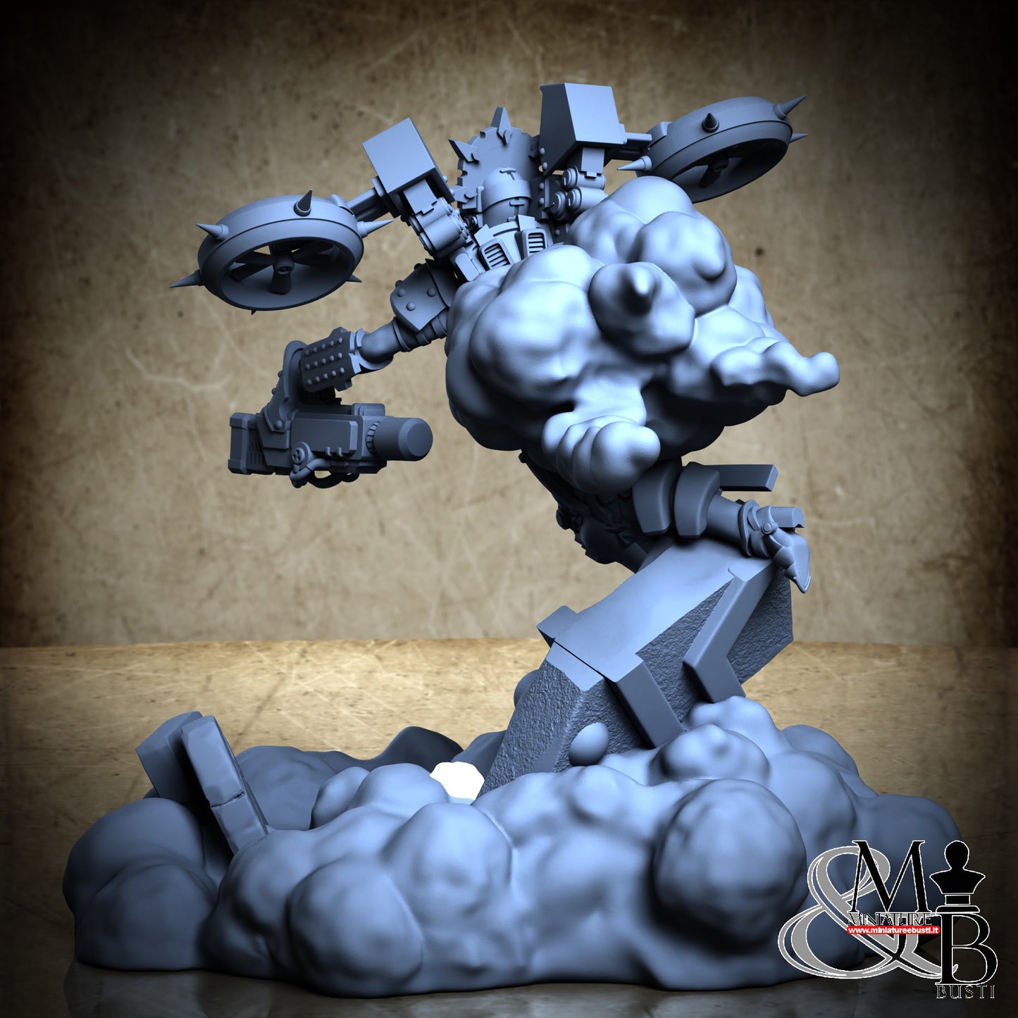 Arderite Valkyries - Cannon Diorama Base
