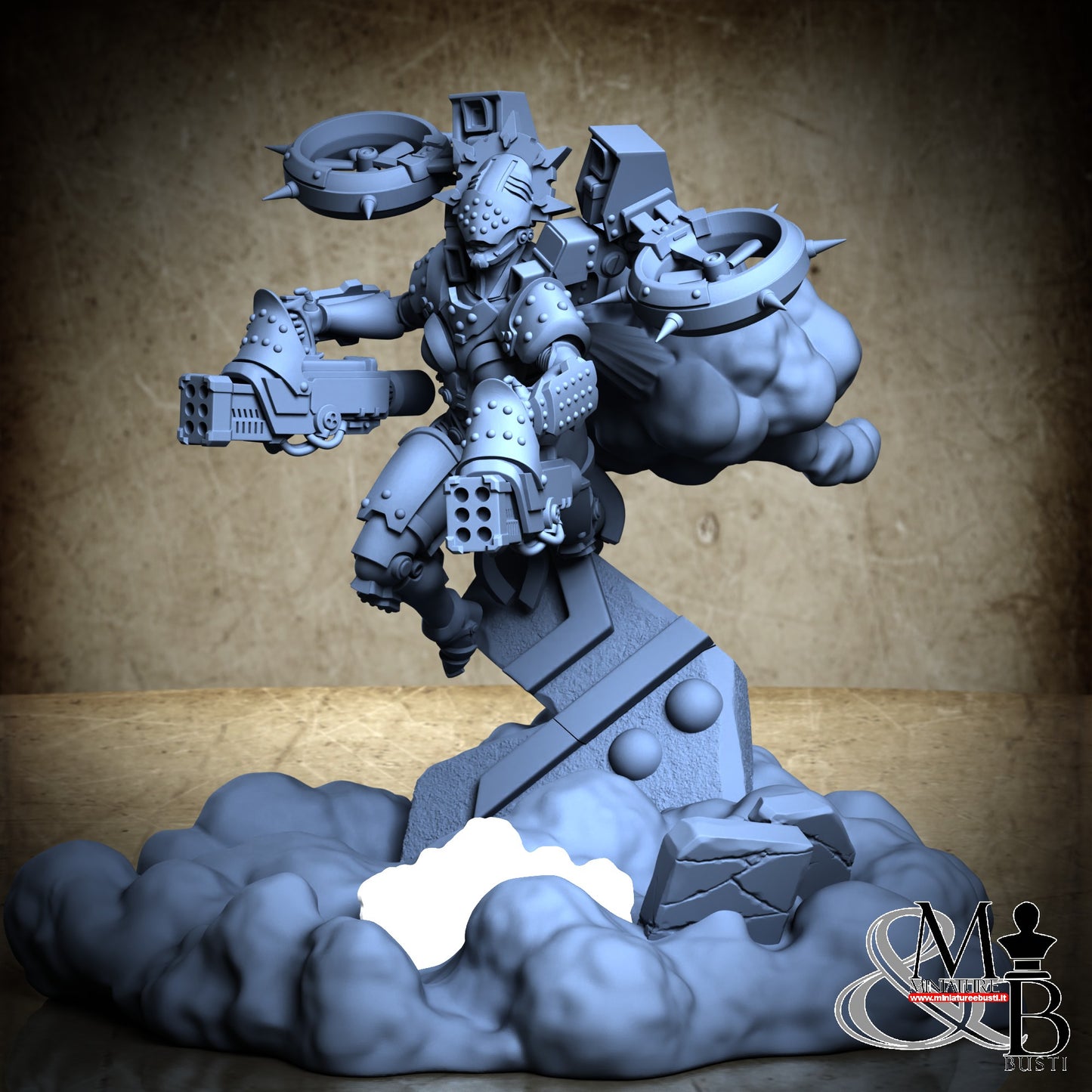 Arderite Valkyries - Cannon Diorama Base