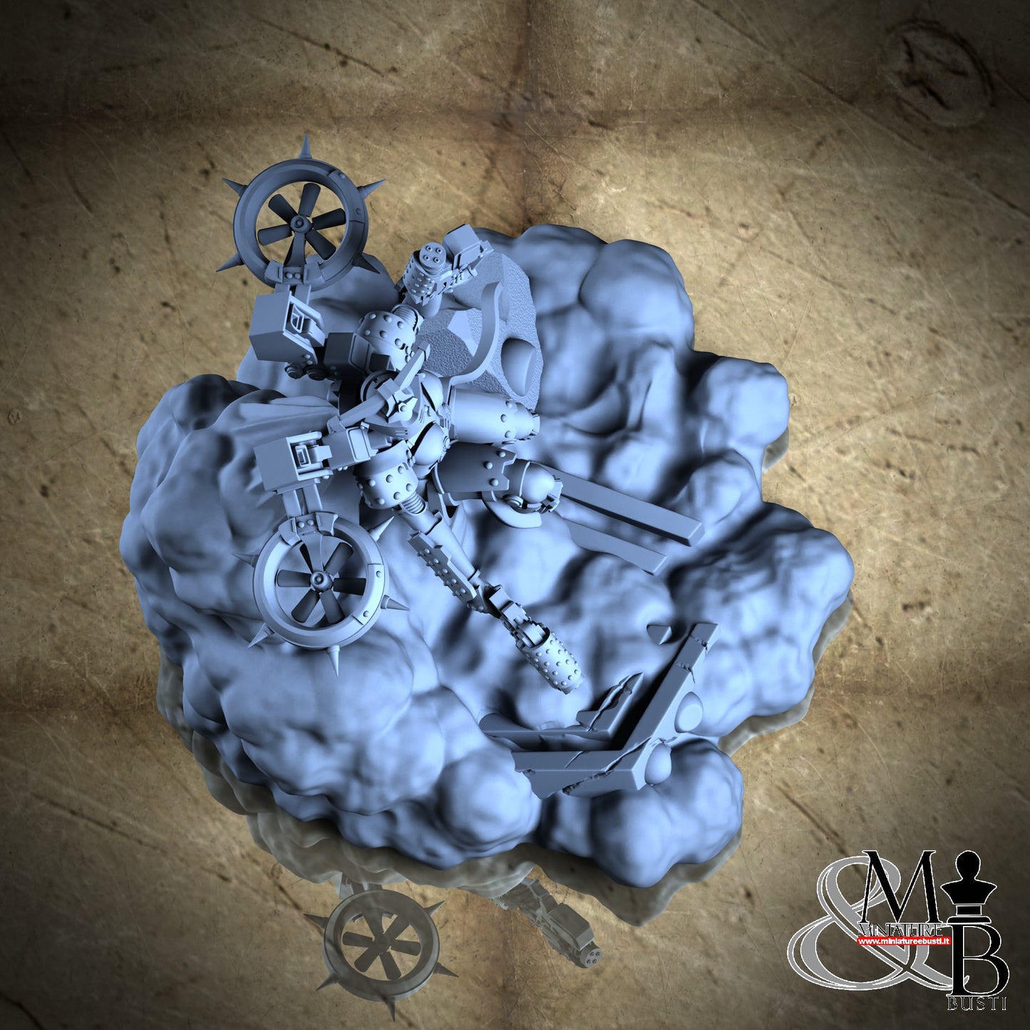 Arderite Valkyries - Gun Diorama Base