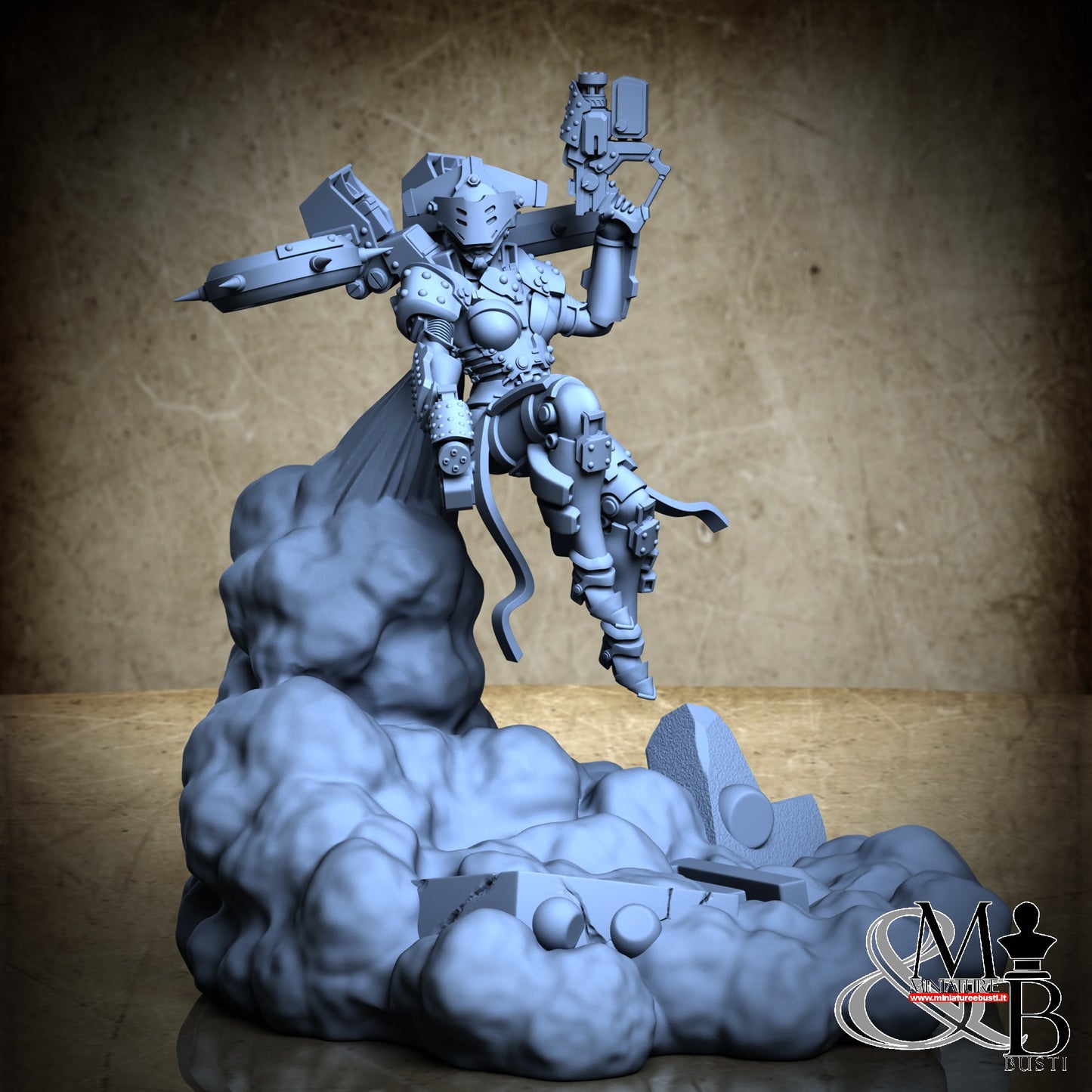 Arderite Valkyries - Gun Diorama Base